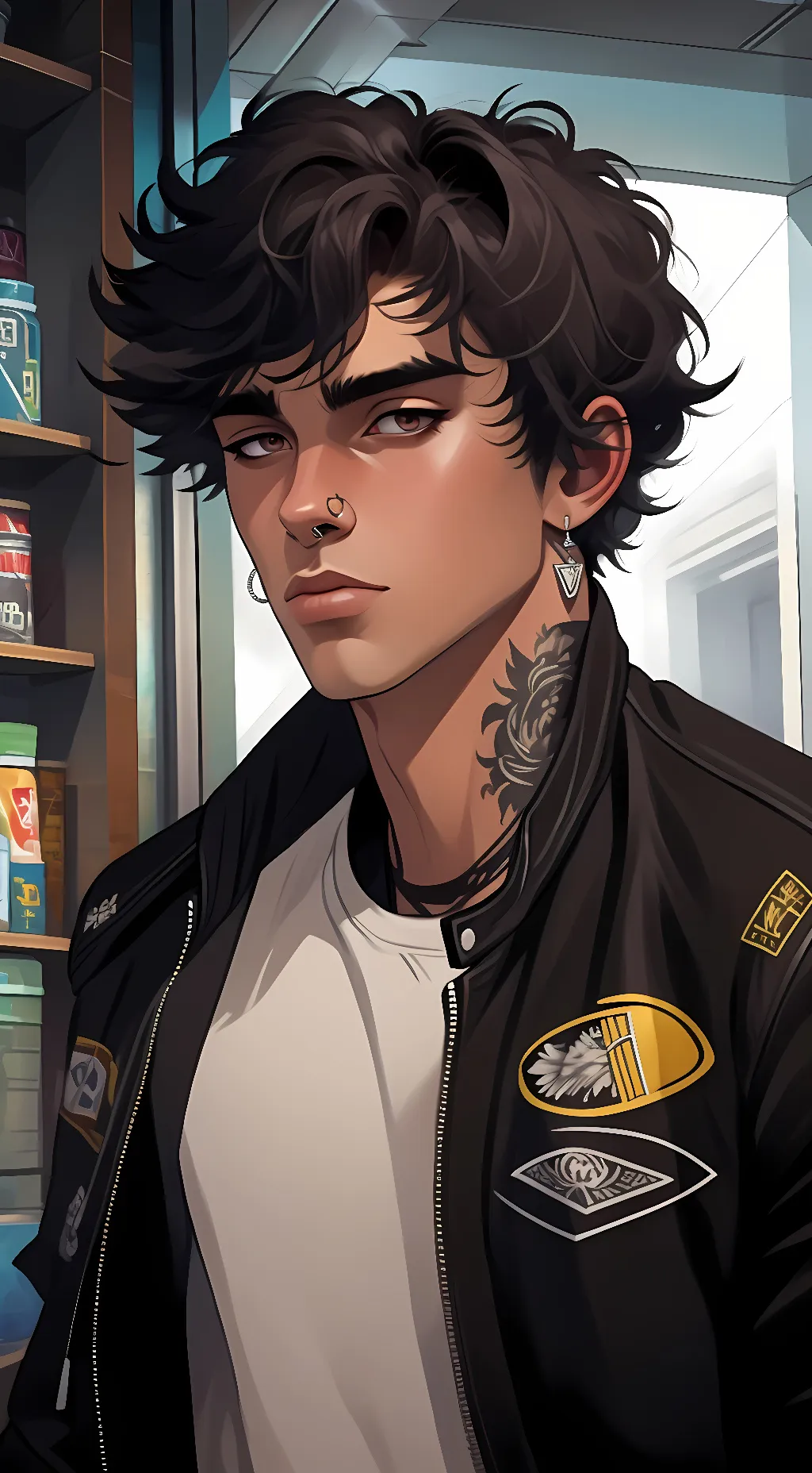 ai character: Kayce background