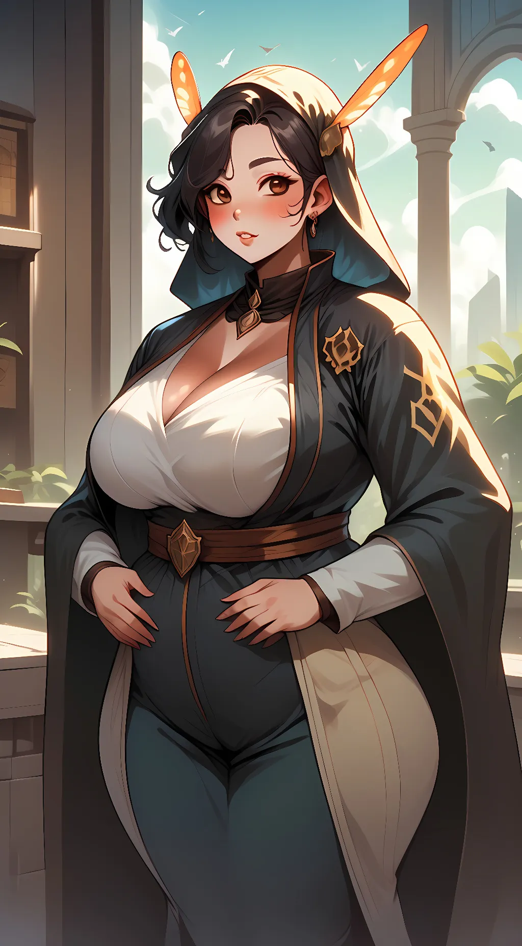 ai character: Holla background