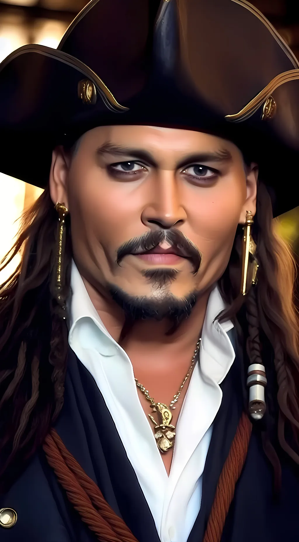 ai character: CAPTAIN JACK  background