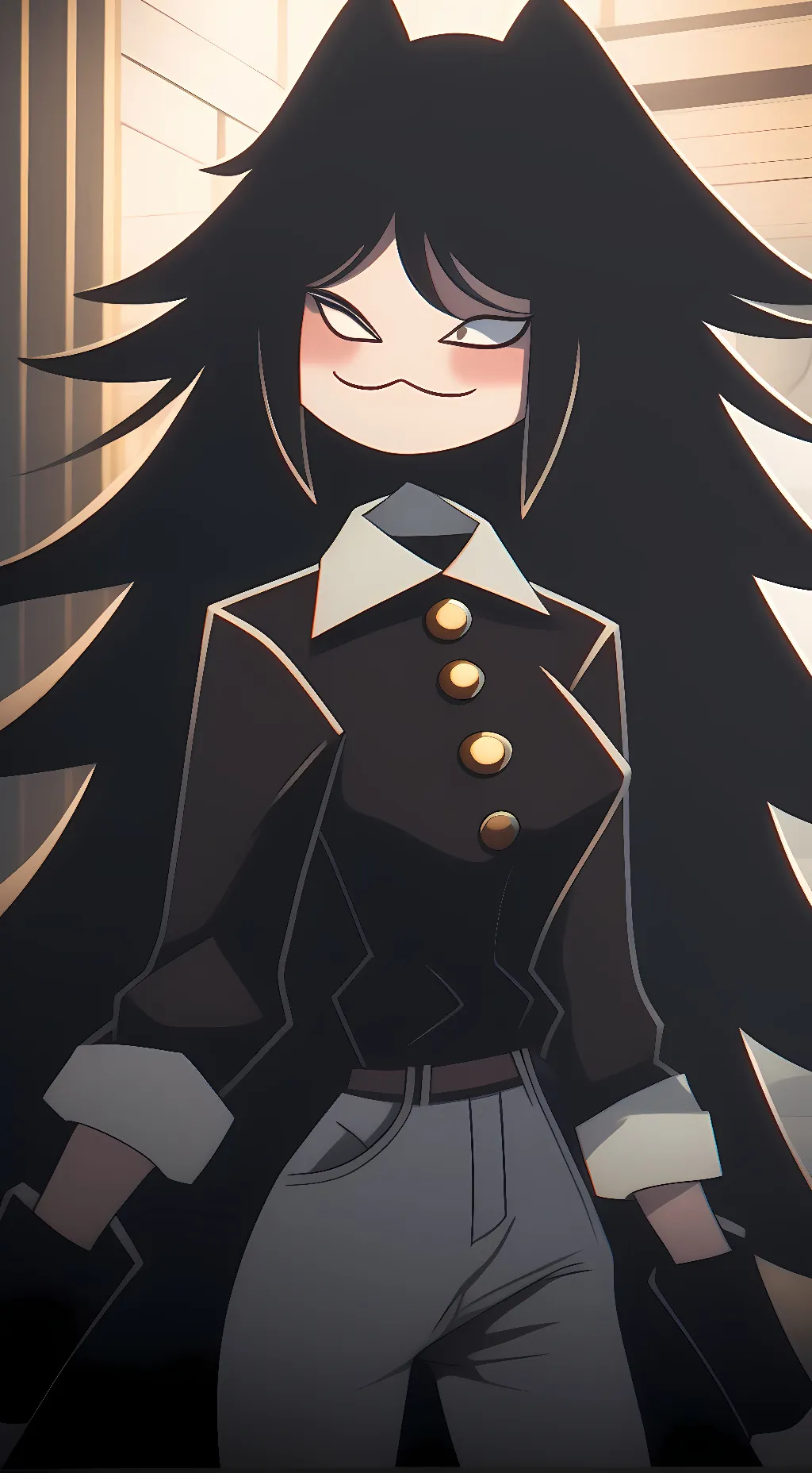 ai character: Miss Circle background