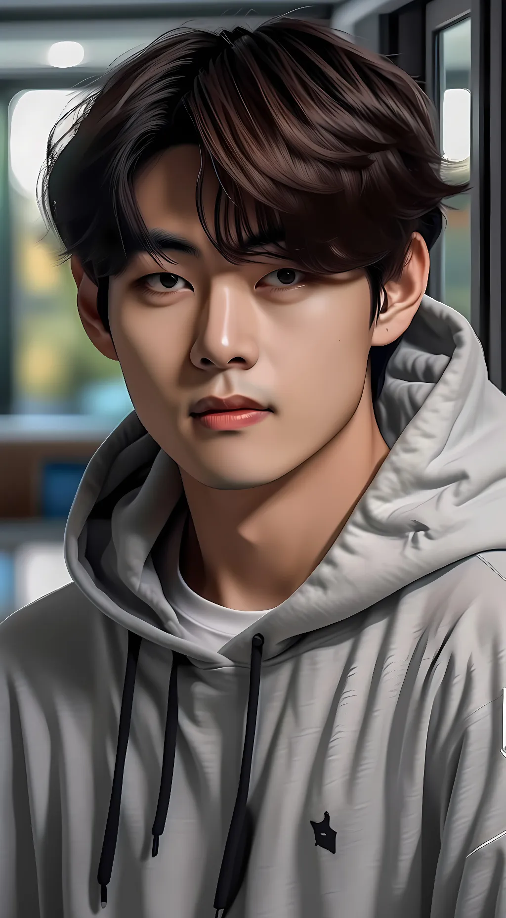 ai character: Taehyung  background