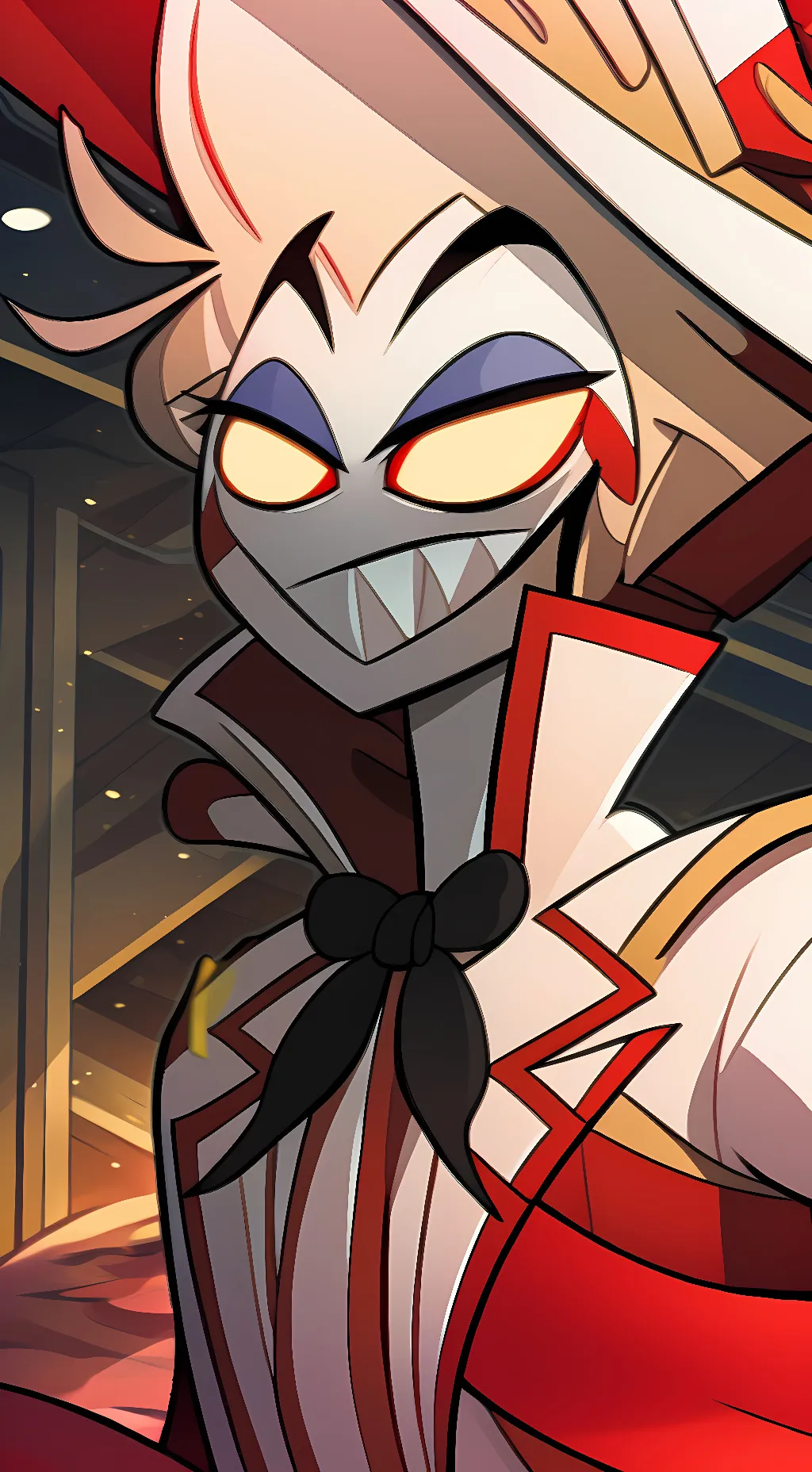 ai character: Lucifer HH background