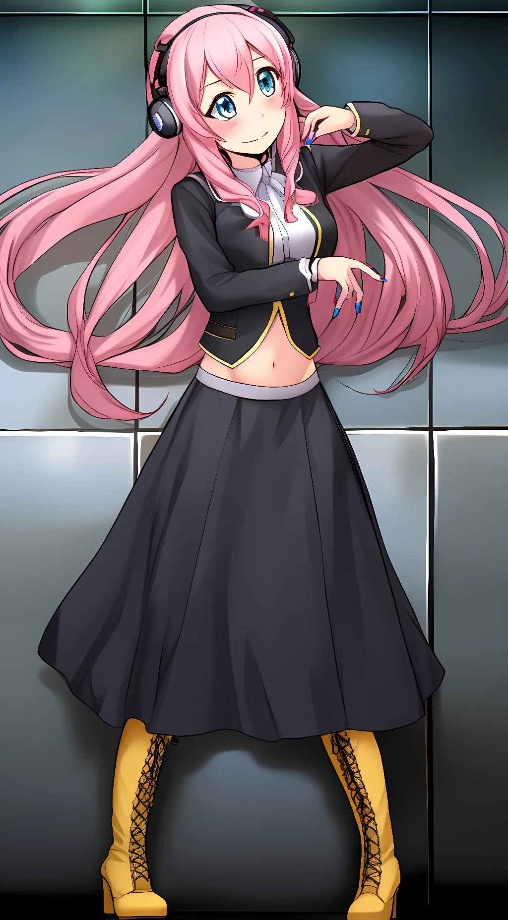 ai character: Megurine Luka background