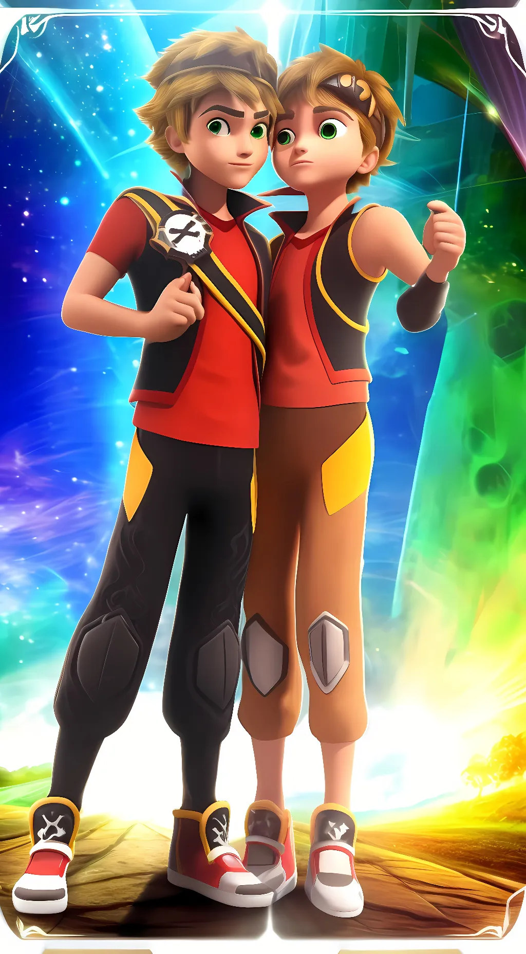 ai character: Adrien & Adrian  background