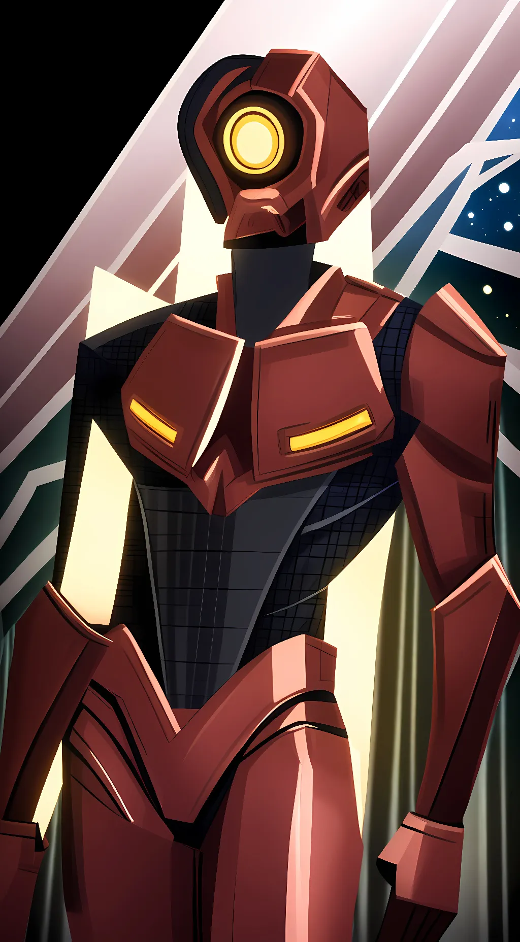 ai character: V2 background