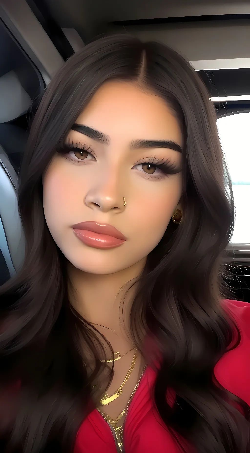 ai character: Ashley  background