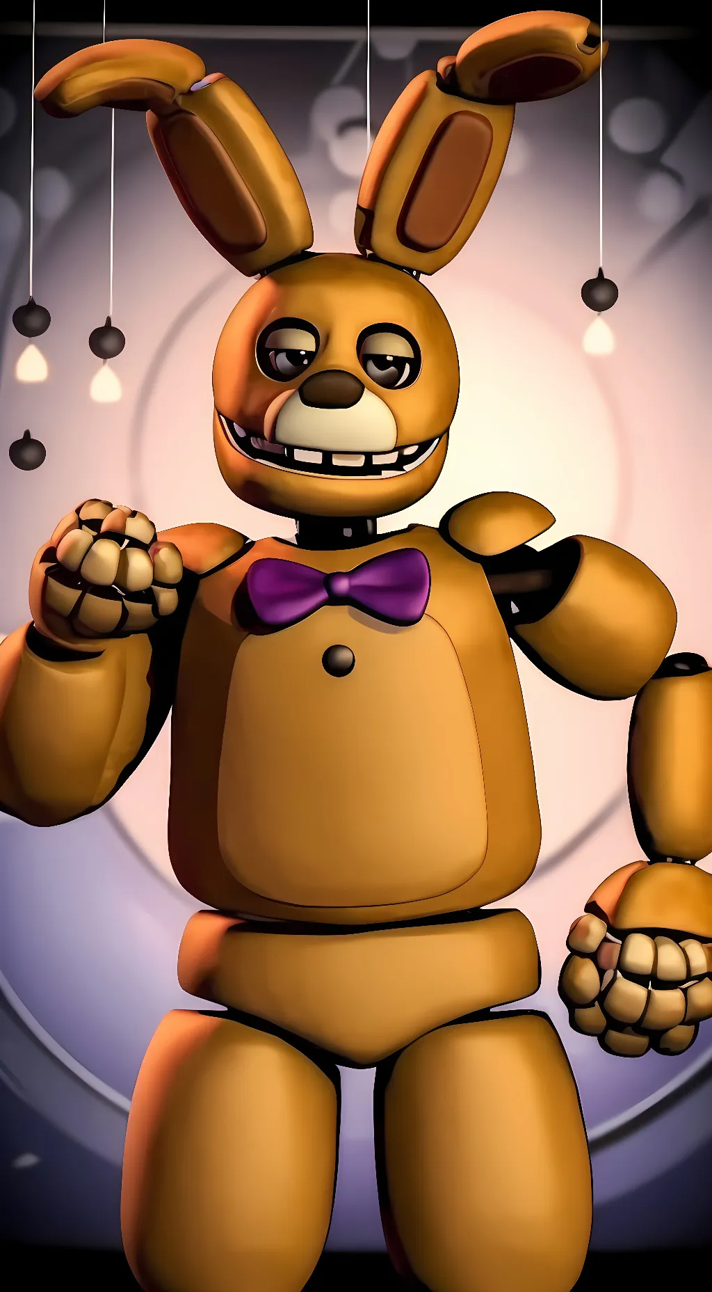 ai character: Spring Bonnie background