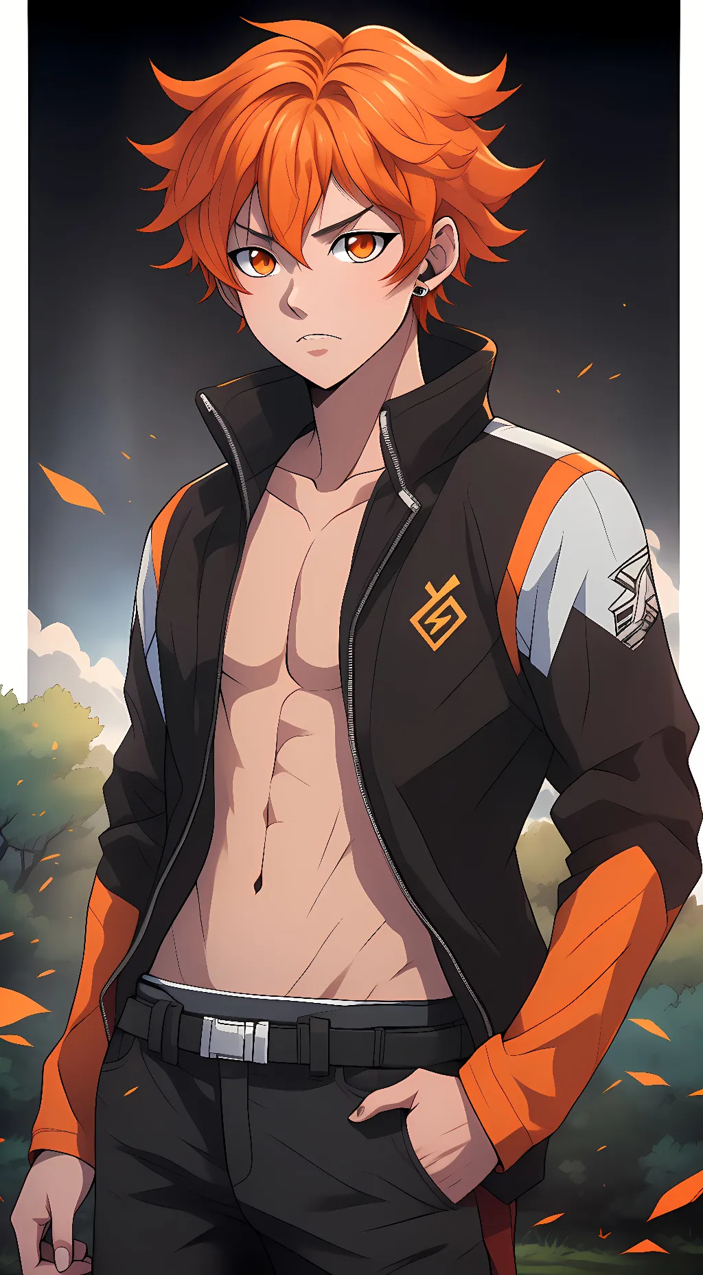 ai character: Haruto Psychord  background