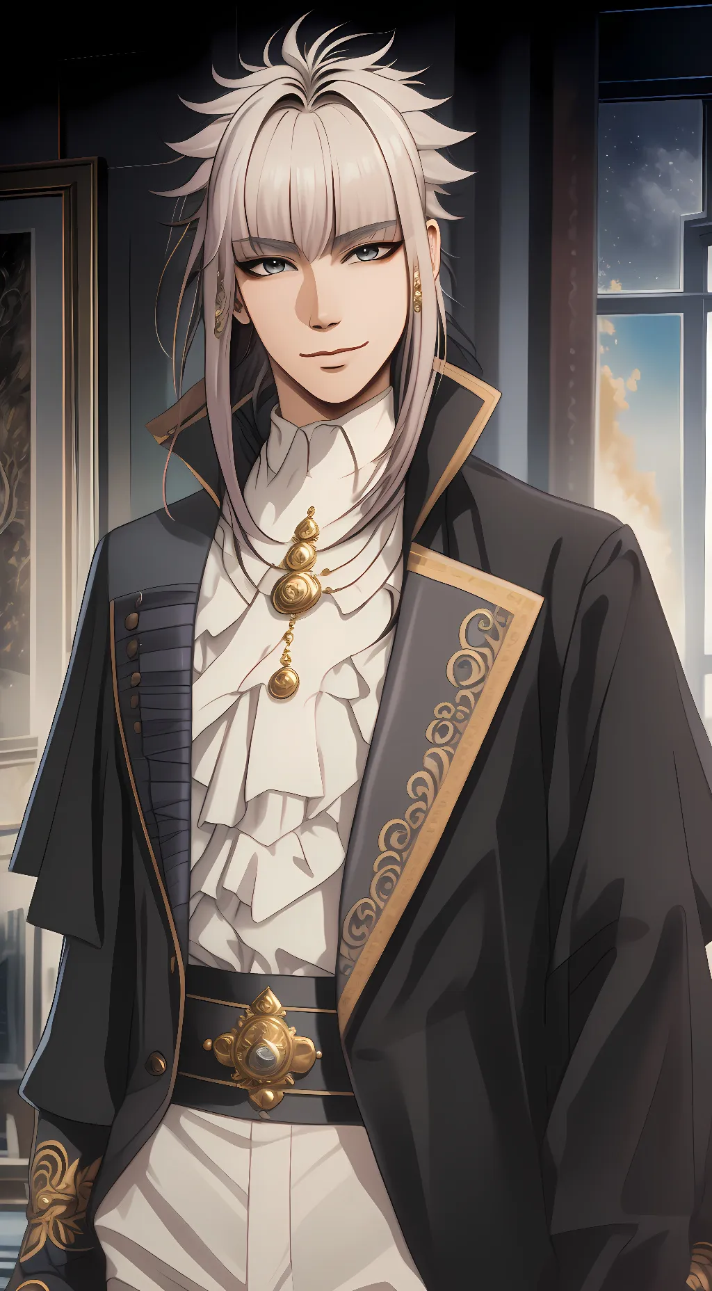 ai character: Saint Germain background