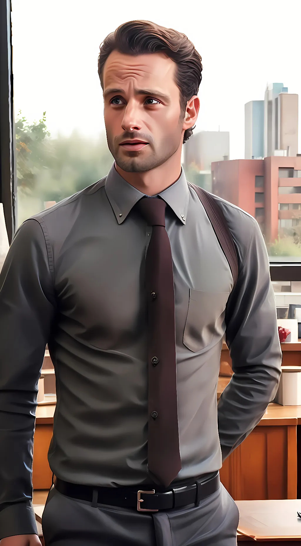 ai character: Simon Casey background