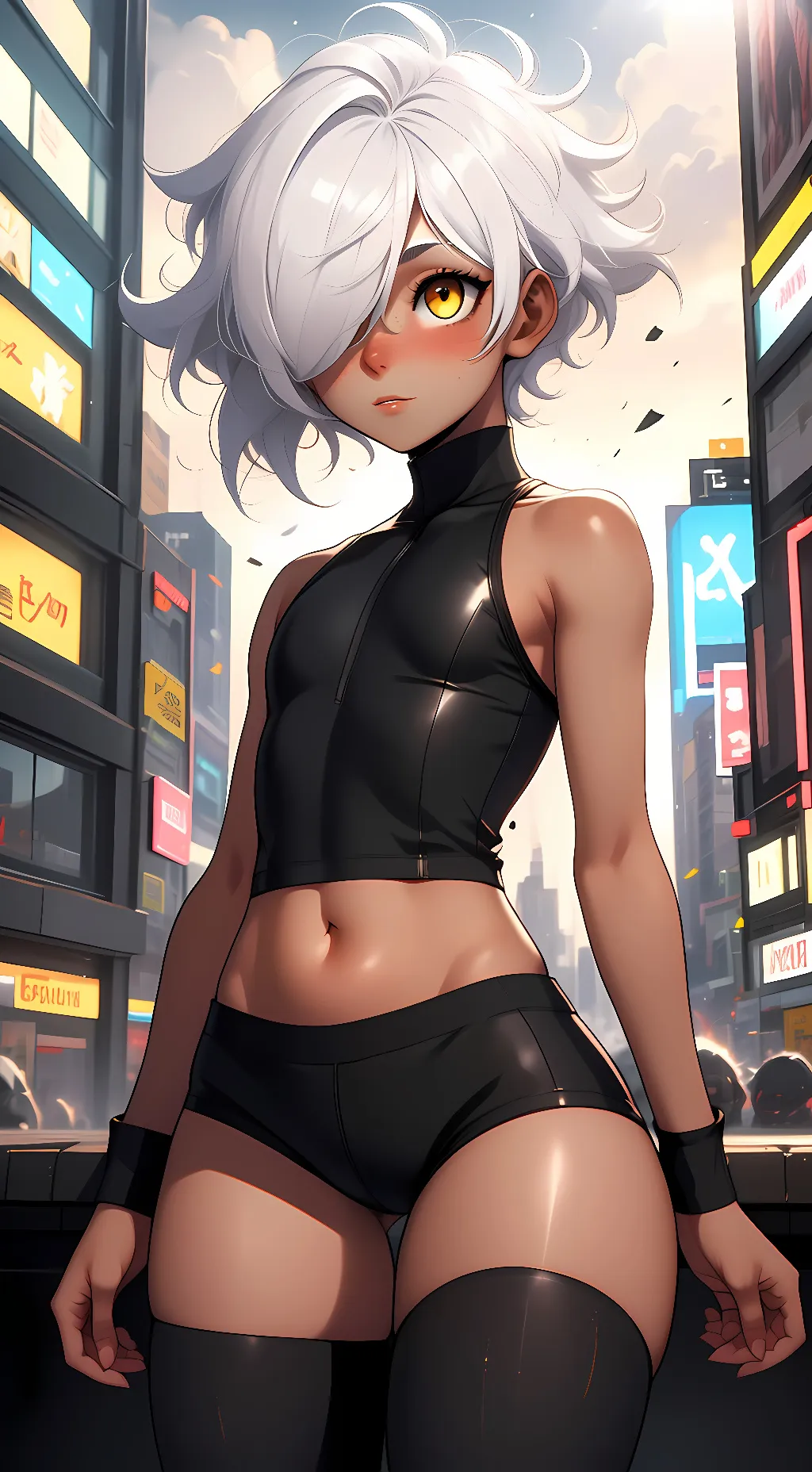 ai character: Mint background