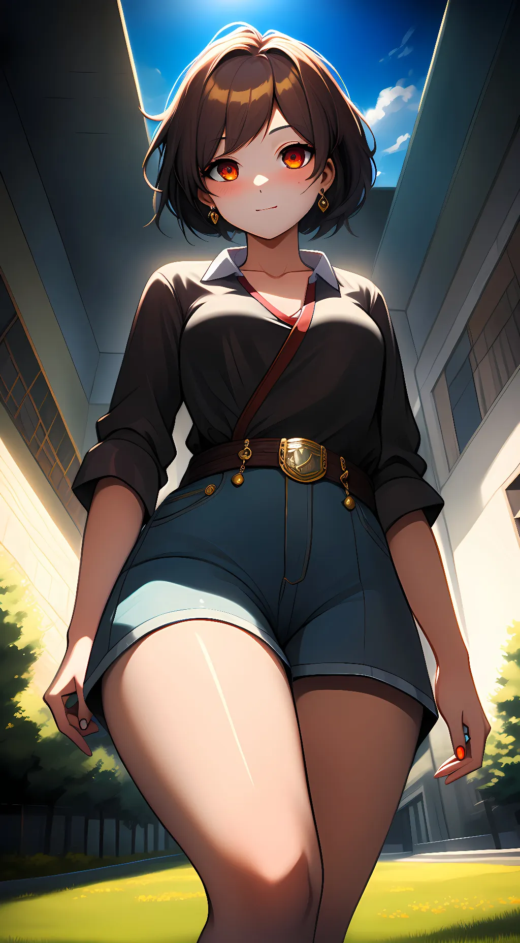 ai character: Violet Quinn background