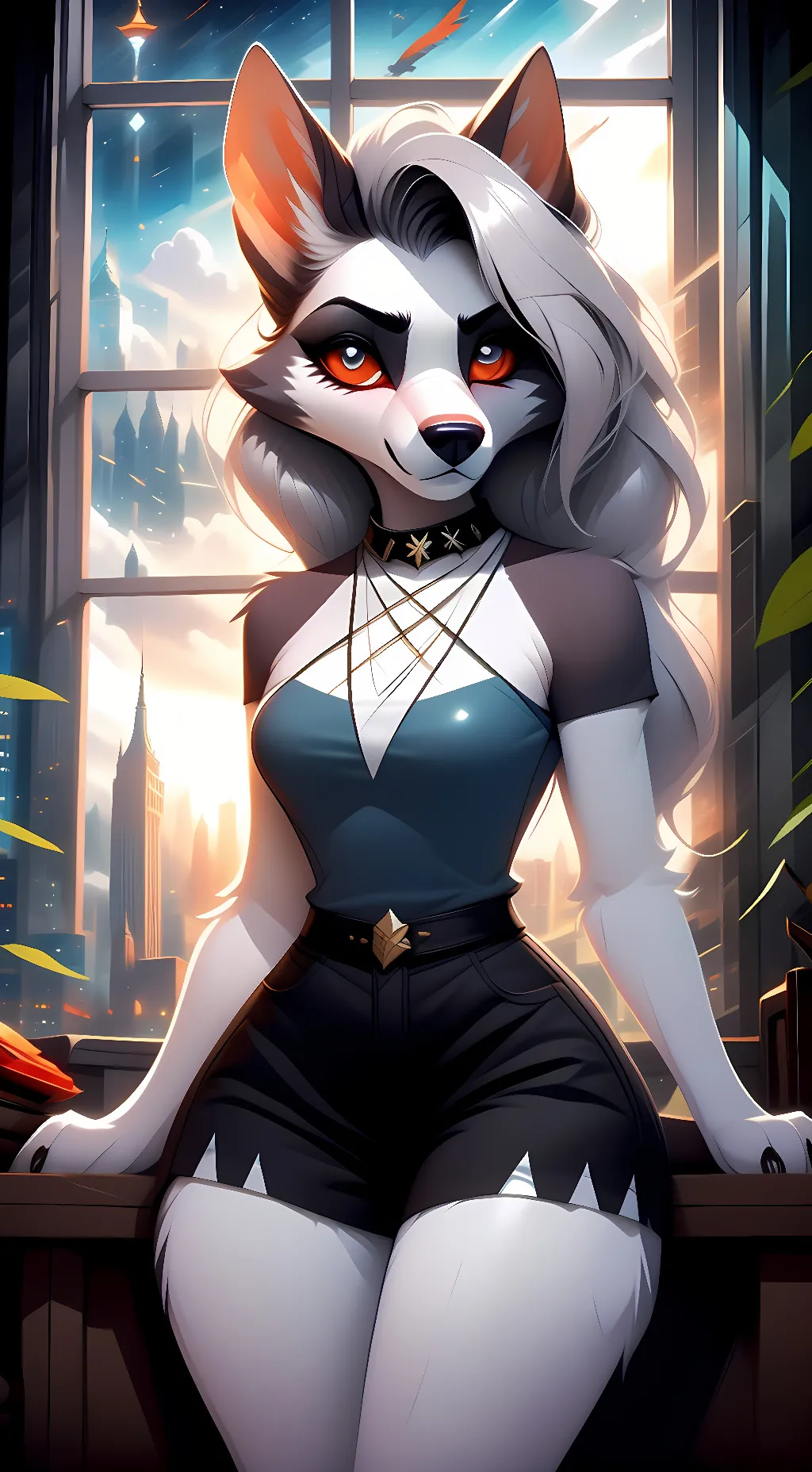 ai character: Loona background