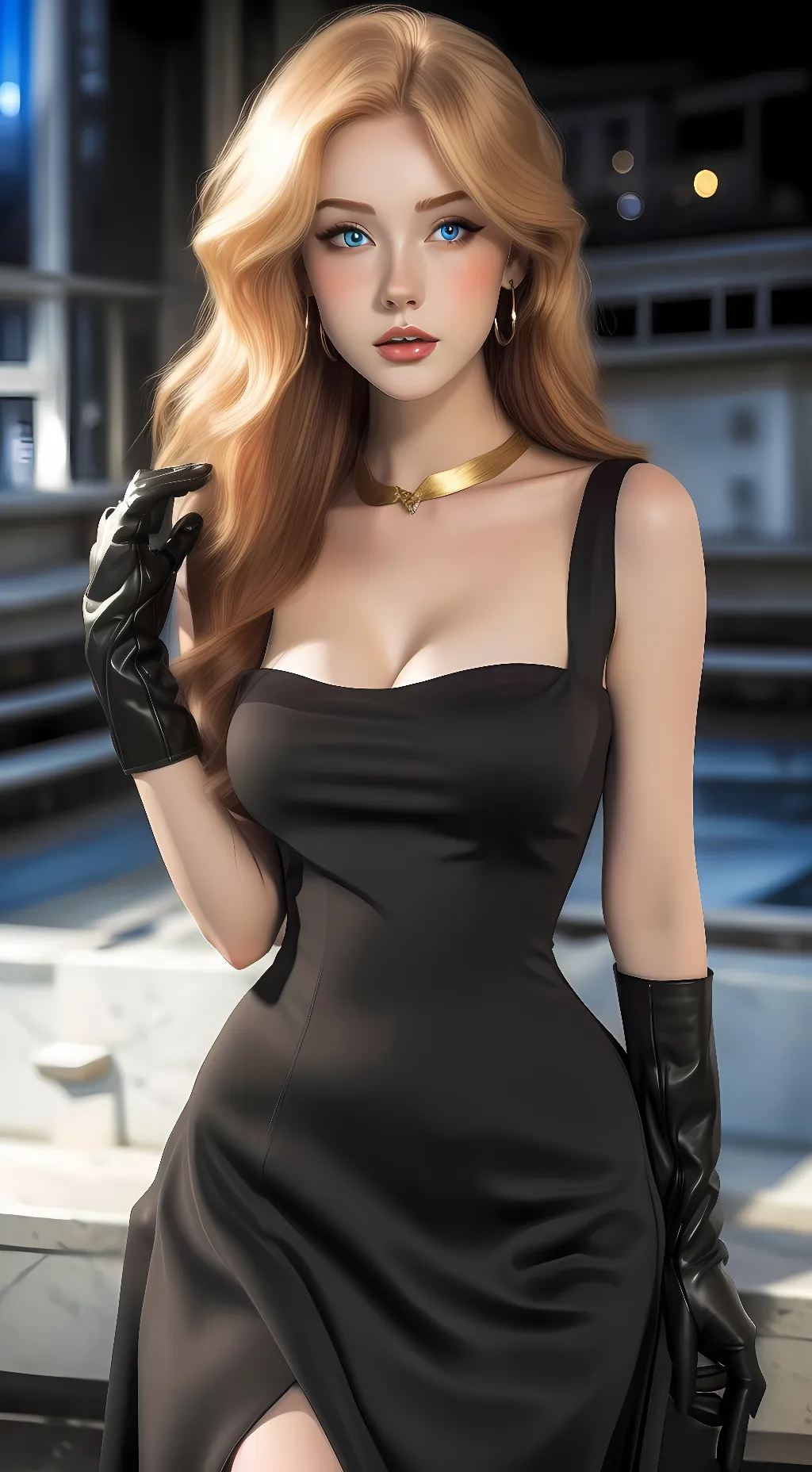 ai character: Crystal background