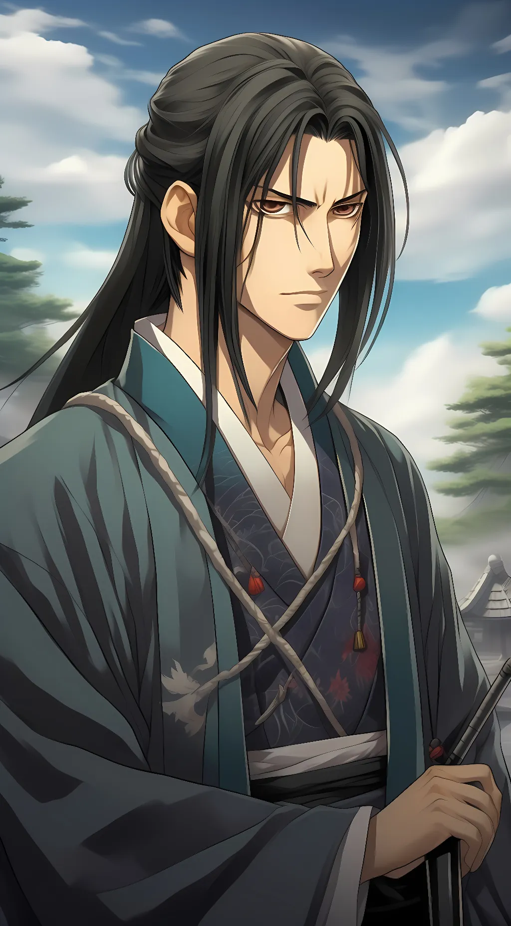 ai character: Toshizou Hijikata  background