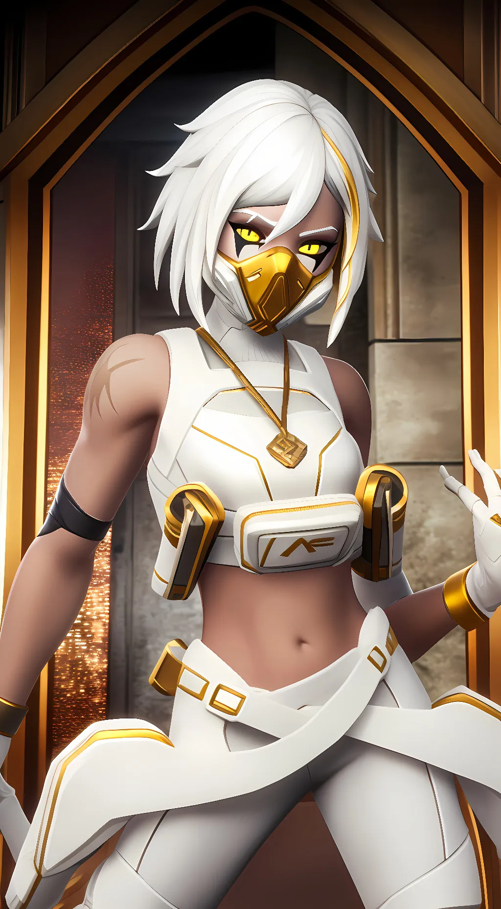 ai character: Double Agent Hush  background