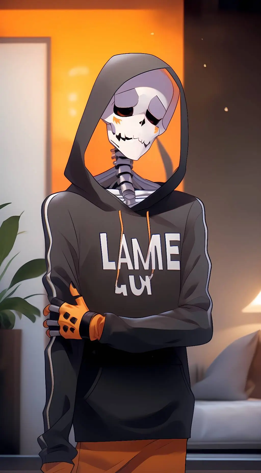 ai character: Coffee Papyrus background