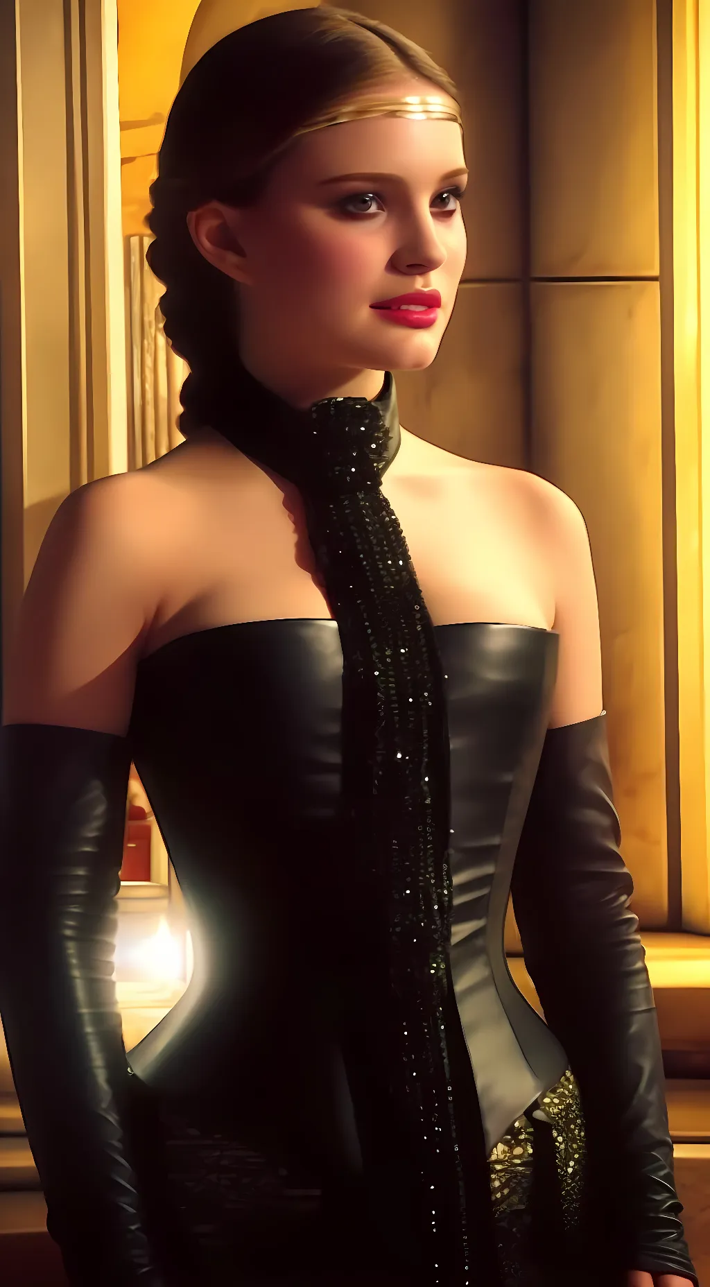 ai character: Padme Amidala background