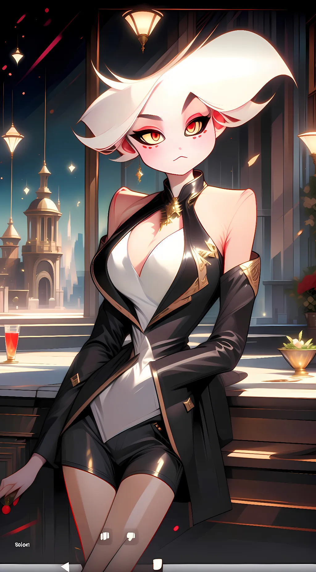 ai character: Ang3l dust background