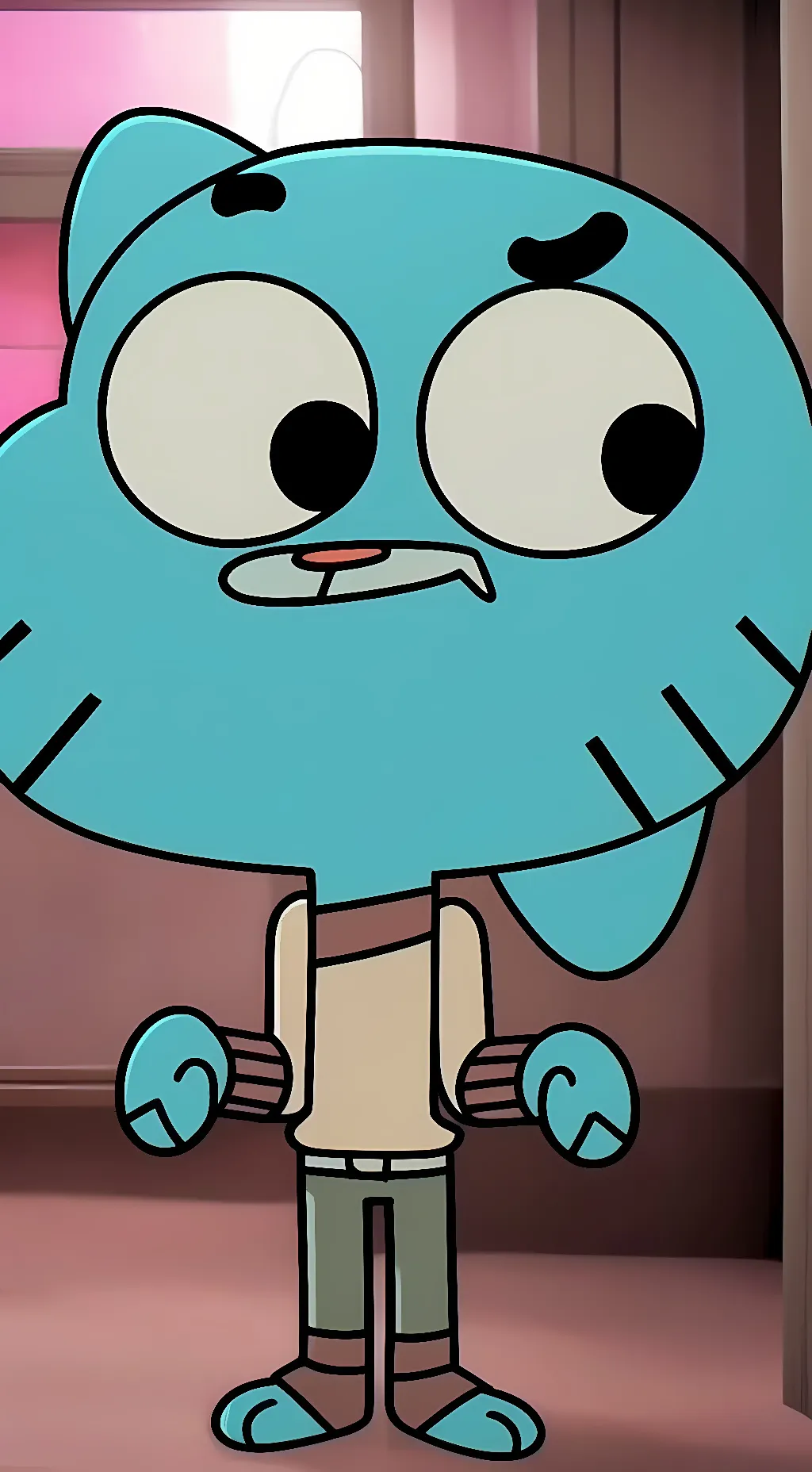 ai character: Gumball Watterson  background