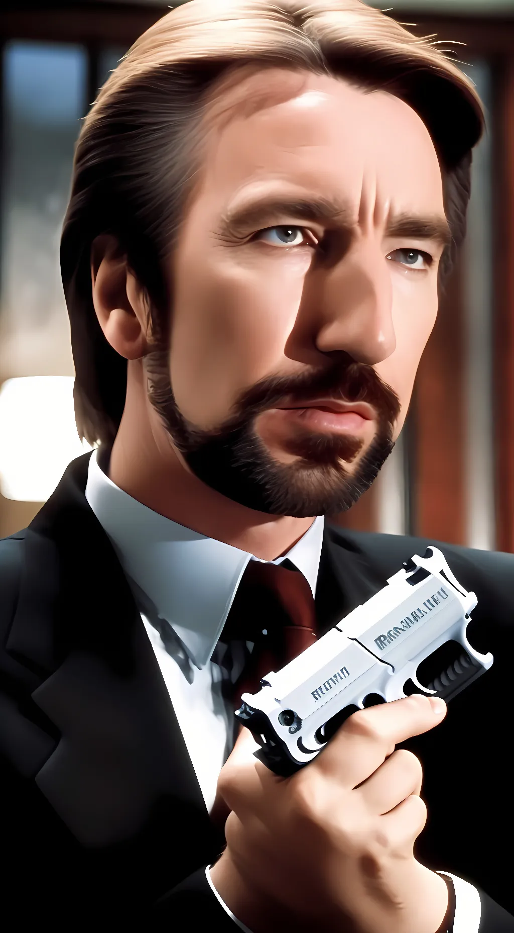 ai character: hans gruber~ background