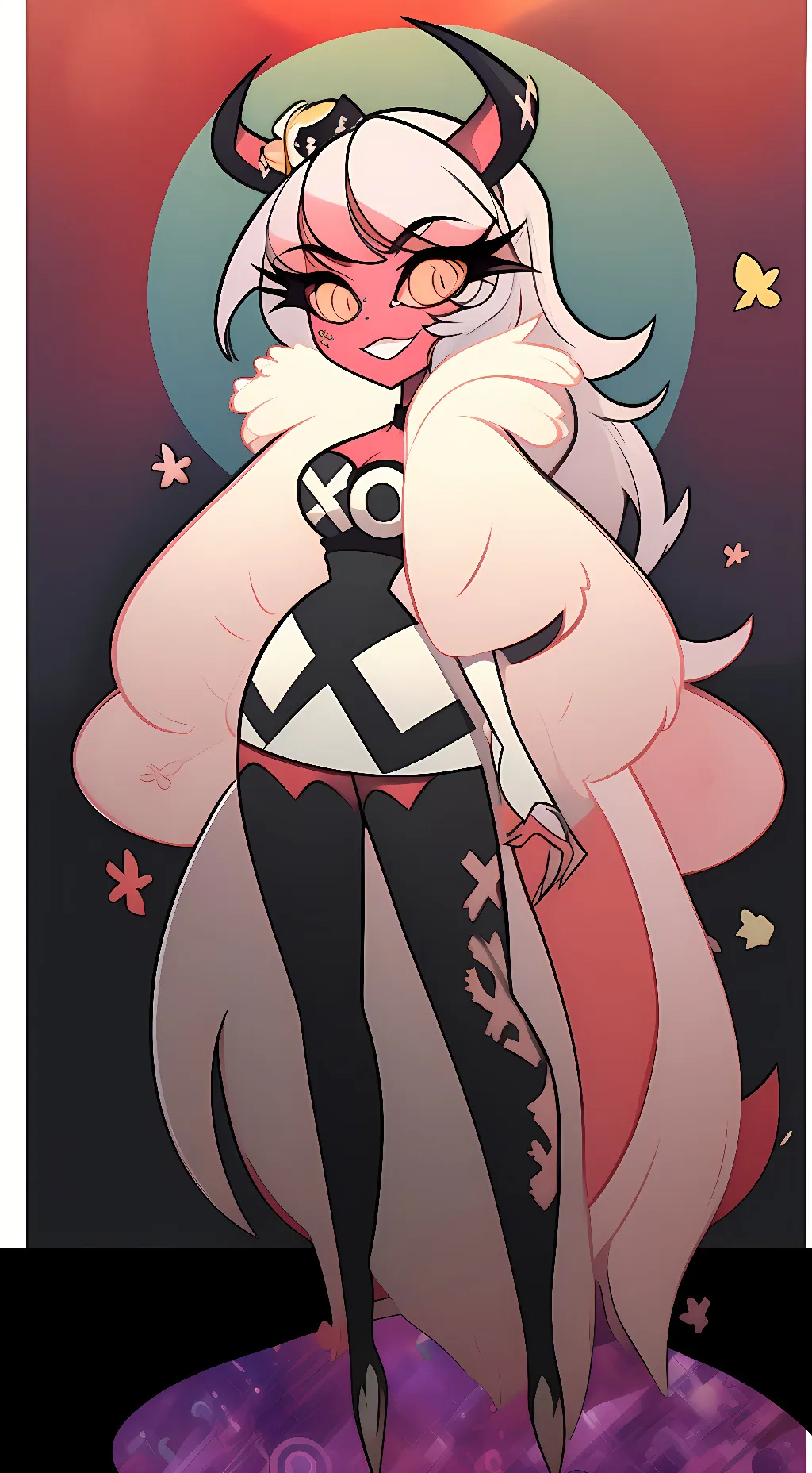 ai character: Verosika Mayday  background