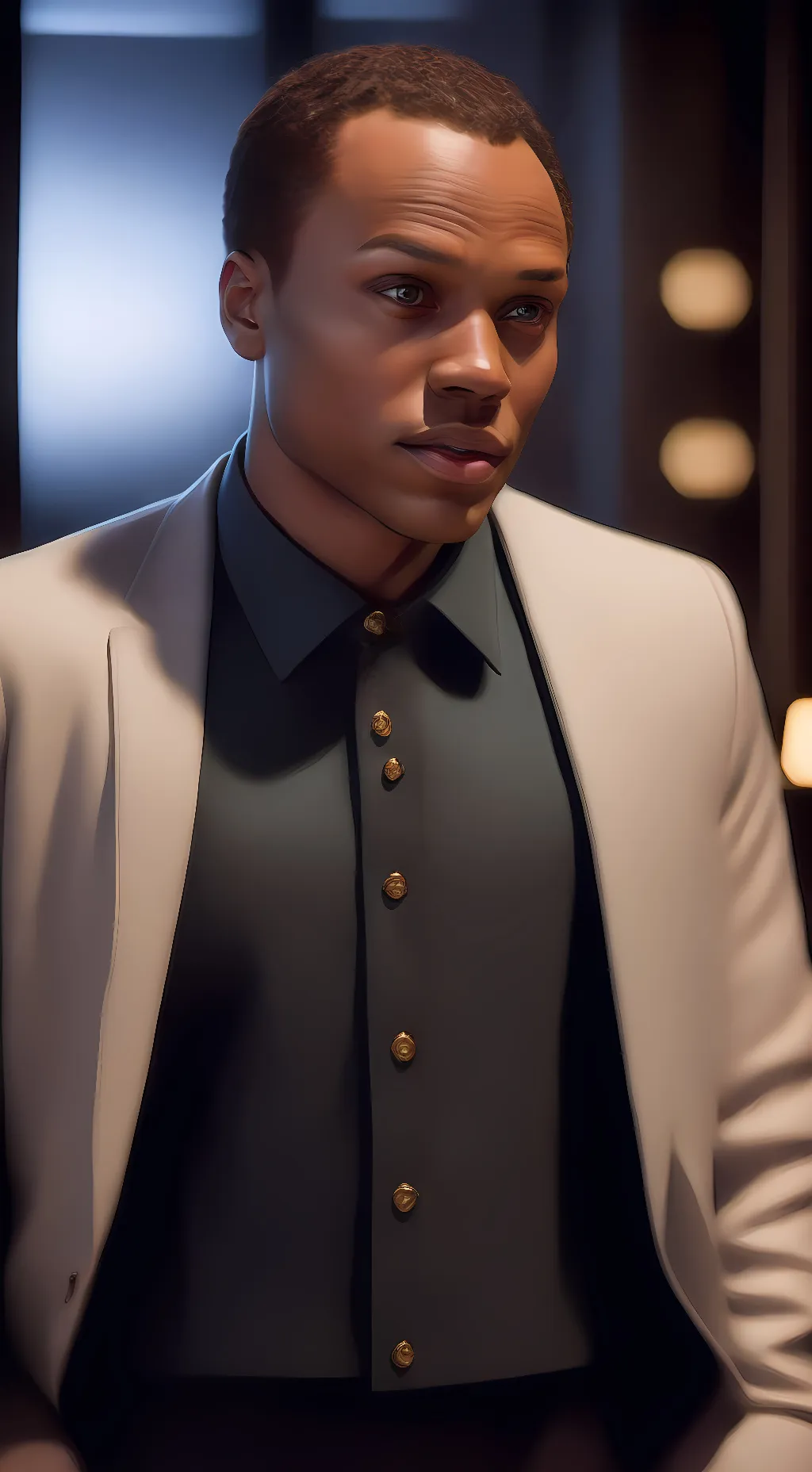 ai character: Clive Babineaux 2 background