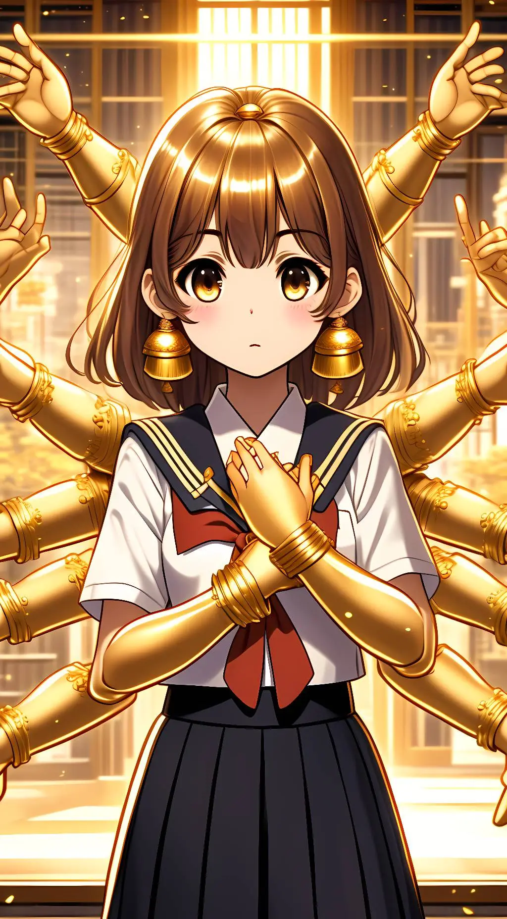 ai character: Luna background