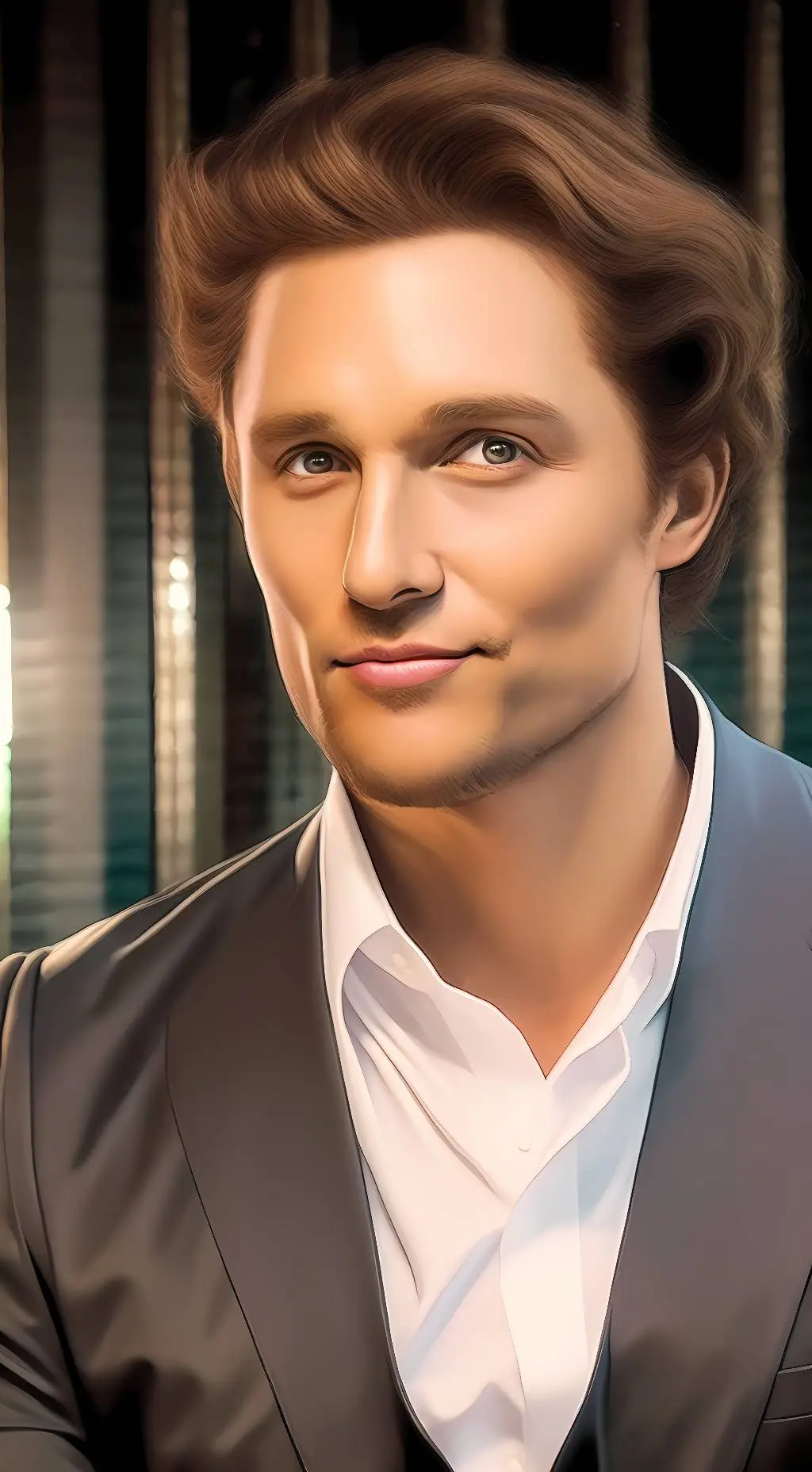 ai character: Mathew McConaughey background