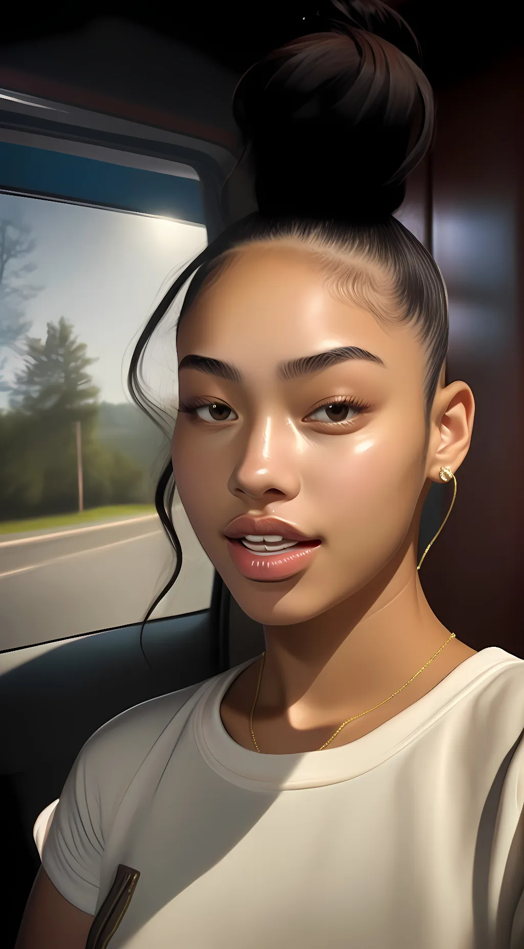 ai character: Amaya  background