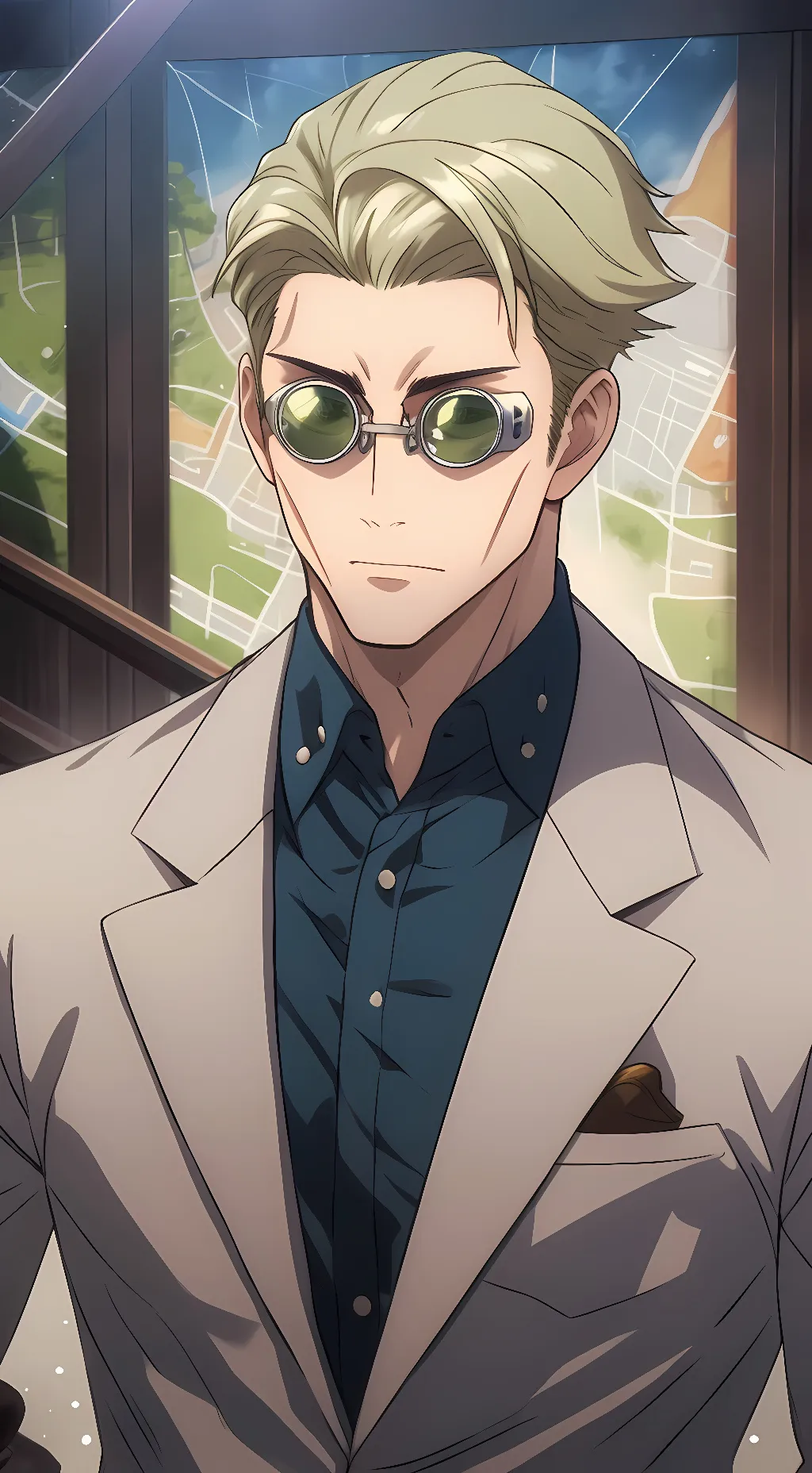 ai character: Nanami Kento background