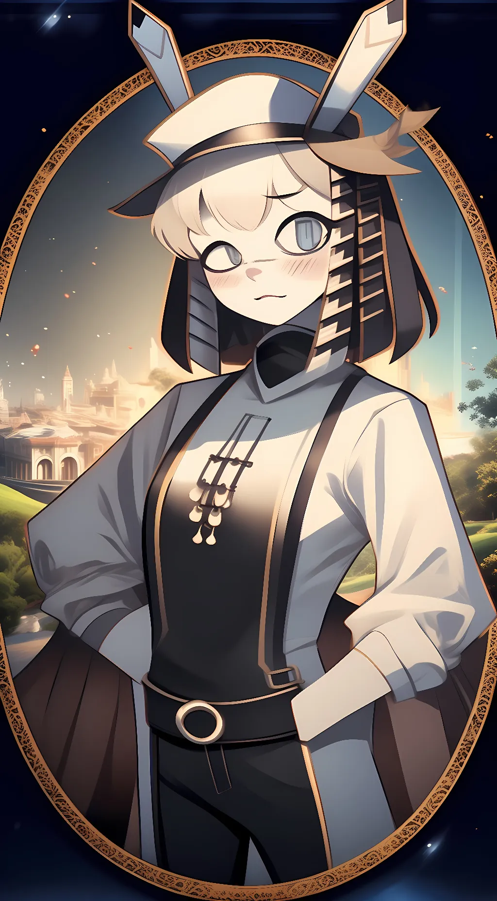 ai character: Mister Demi  background