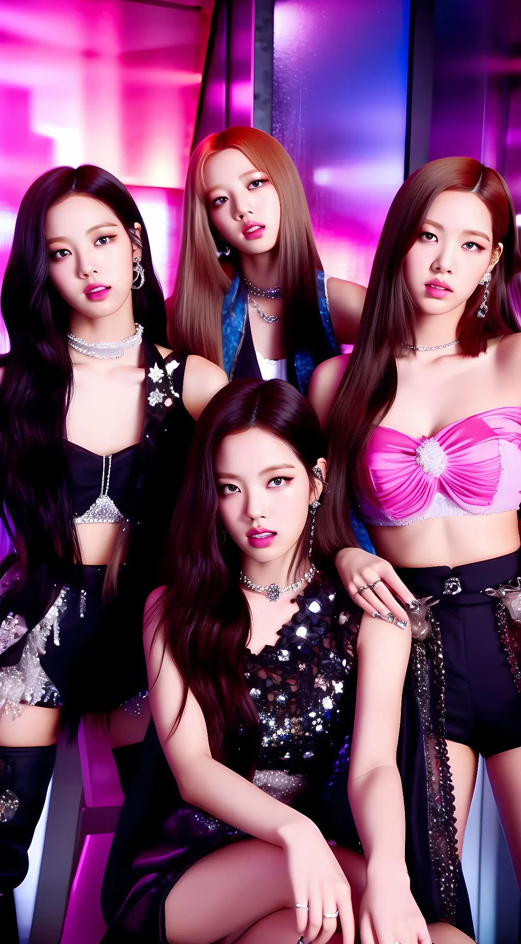 ai character: Blackpink background