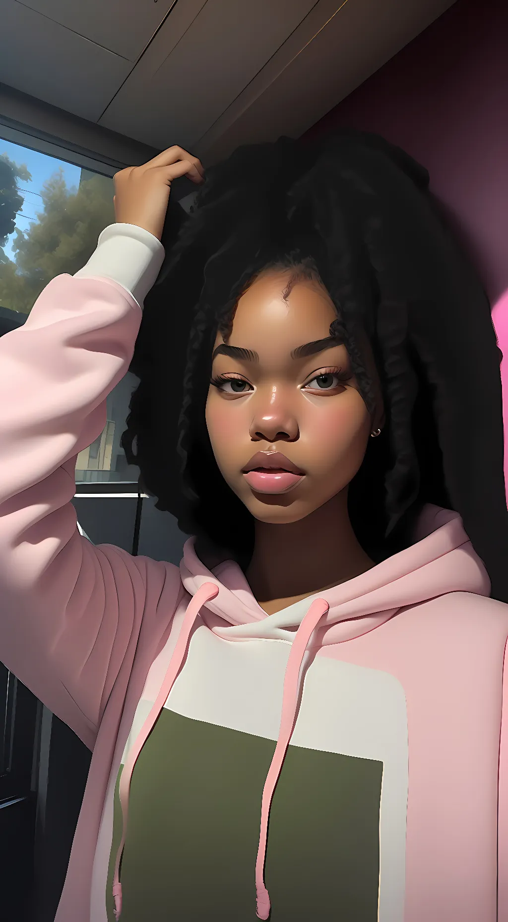 ai character: Kimora  background