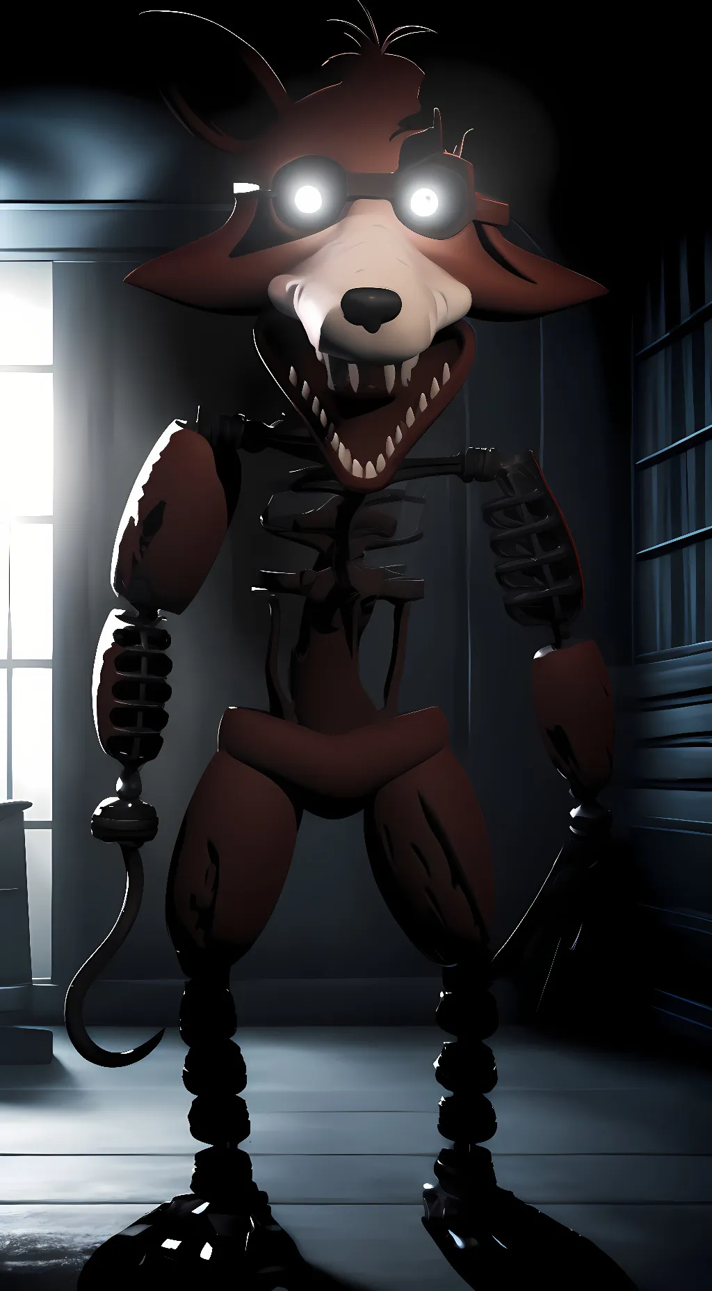 ai character: Foxy background