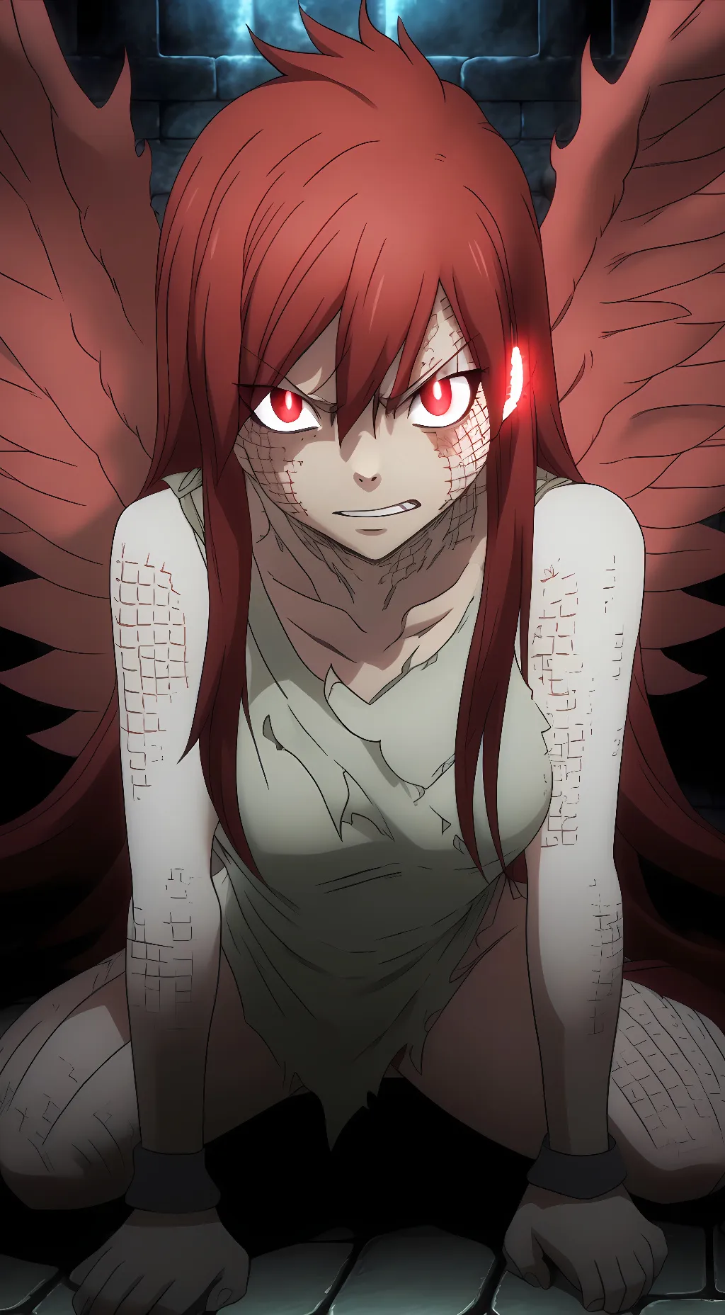 ai character: Irene Belserion  background