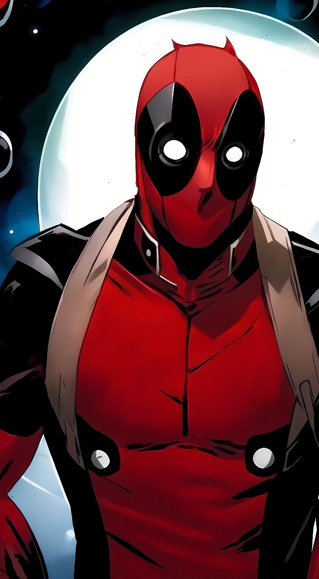 ai character: Deadpool :3 background