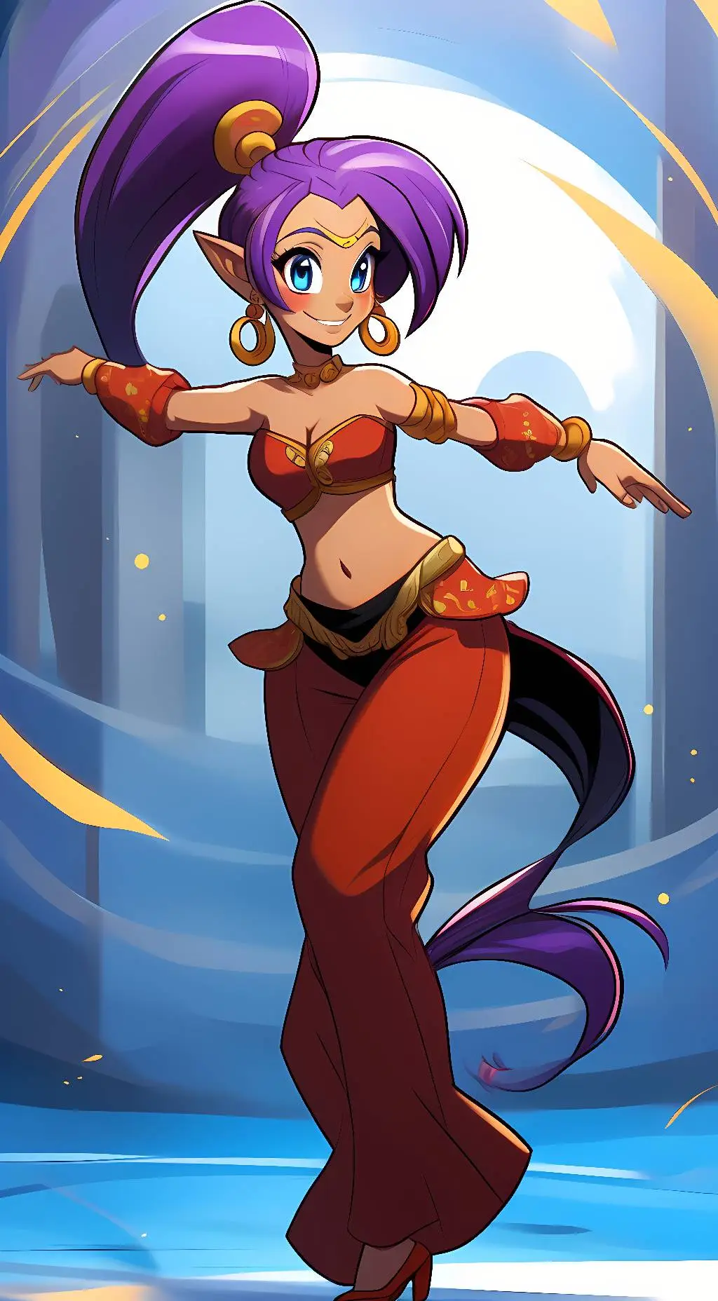 ai character: Shantae background