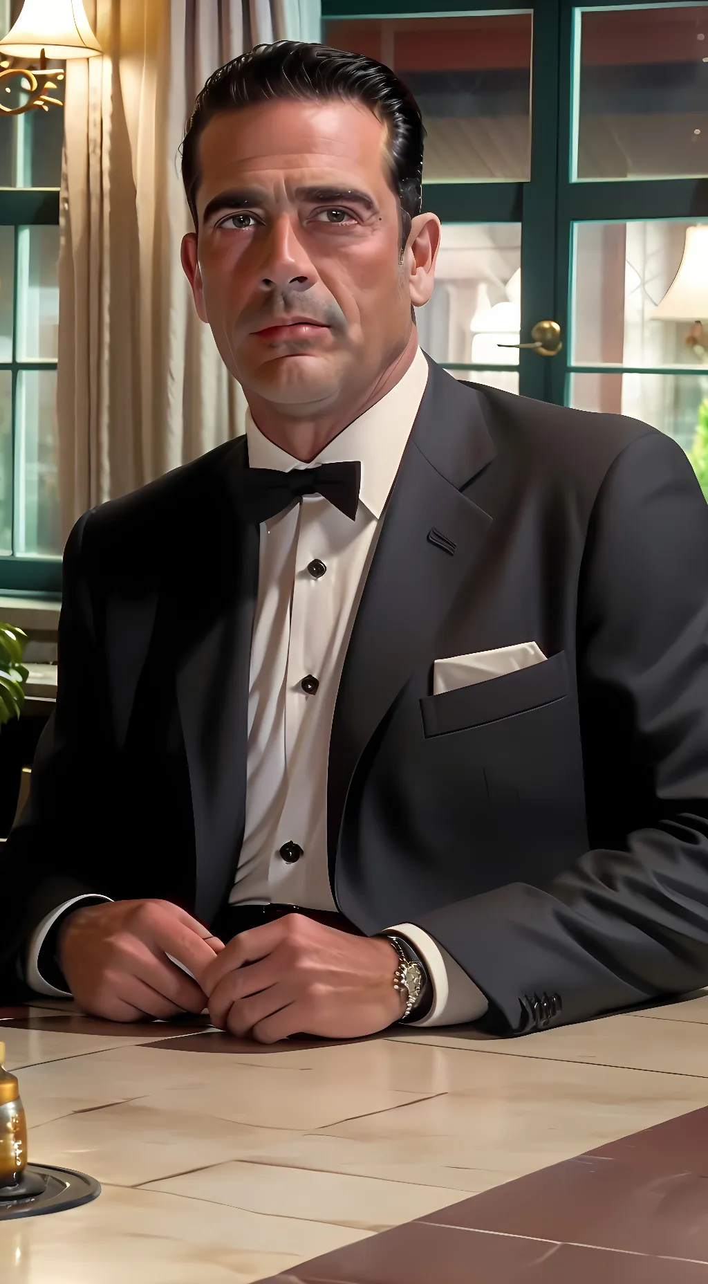 ai character: Ike Evans background