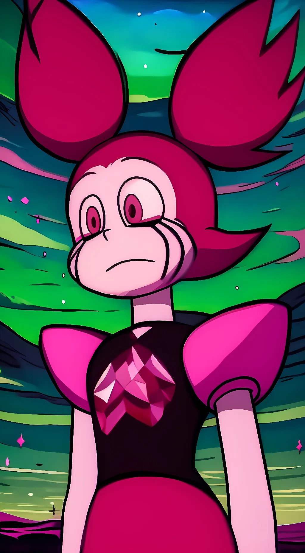 ai character: Spinel background