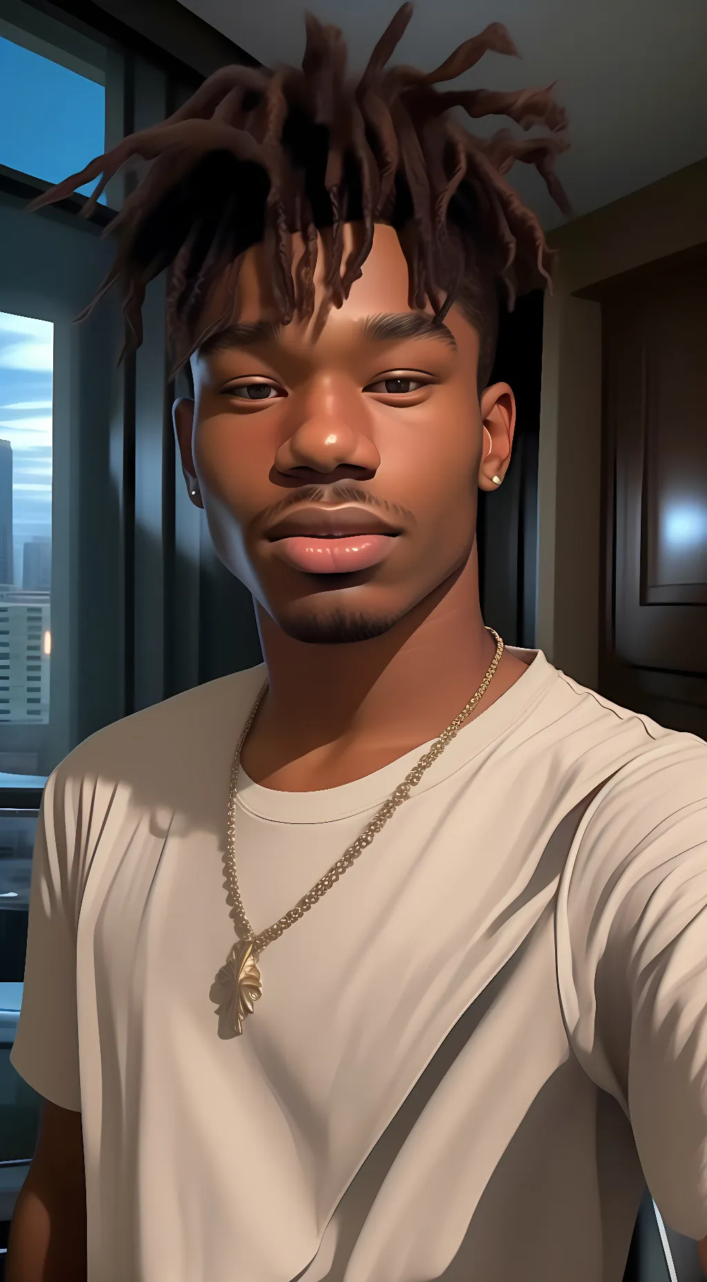 ai character: Treyvon  background