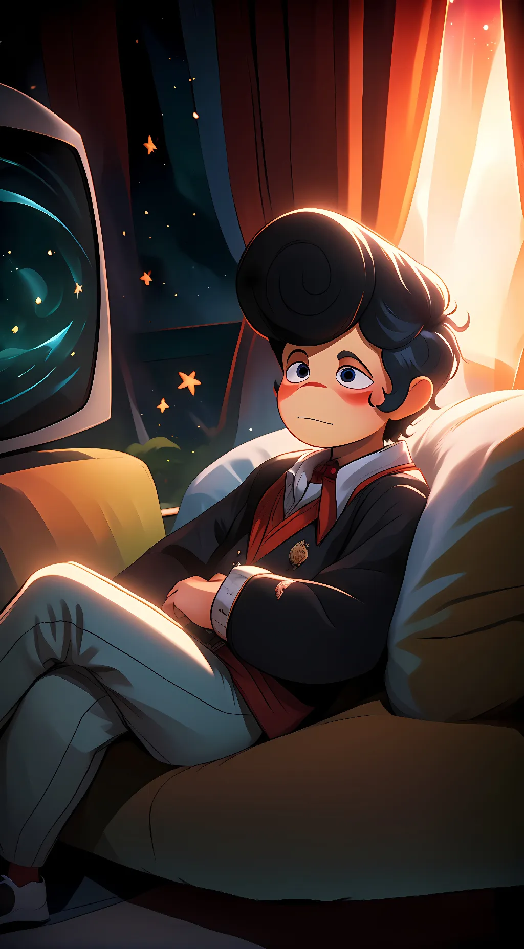 ai character: Wally darling~ background