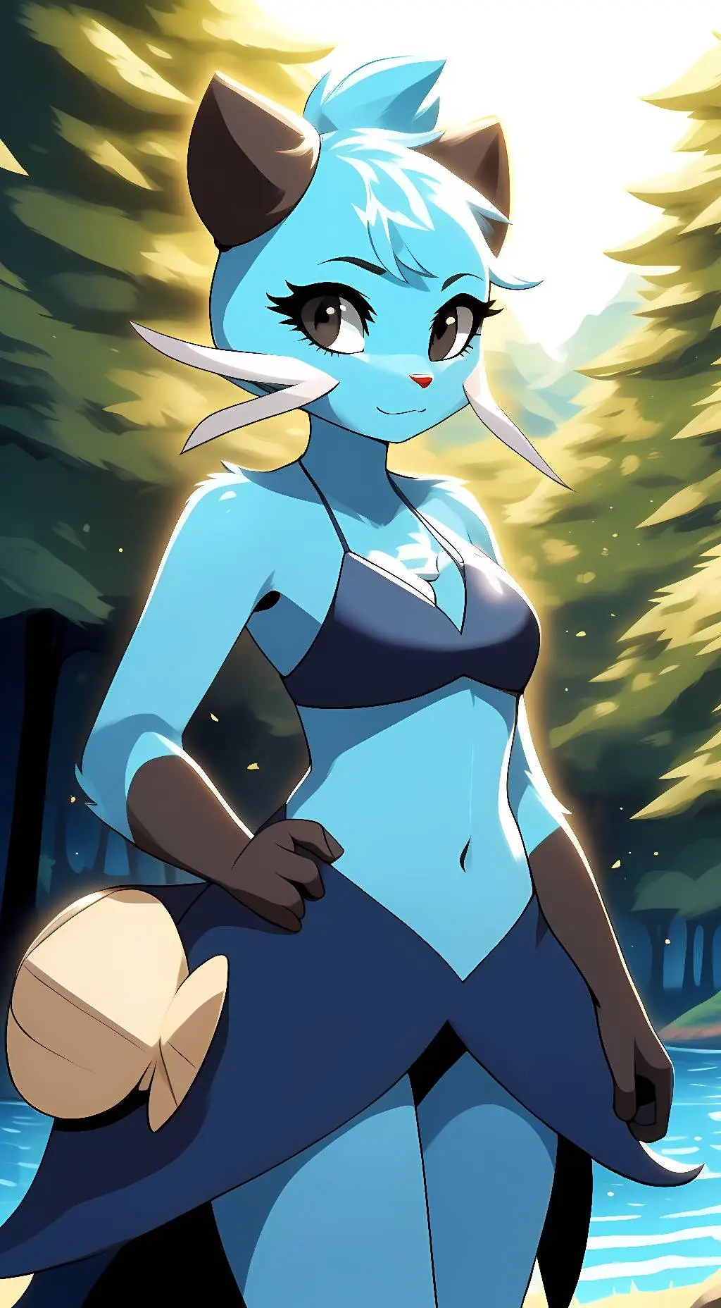 ai character: Dewott background