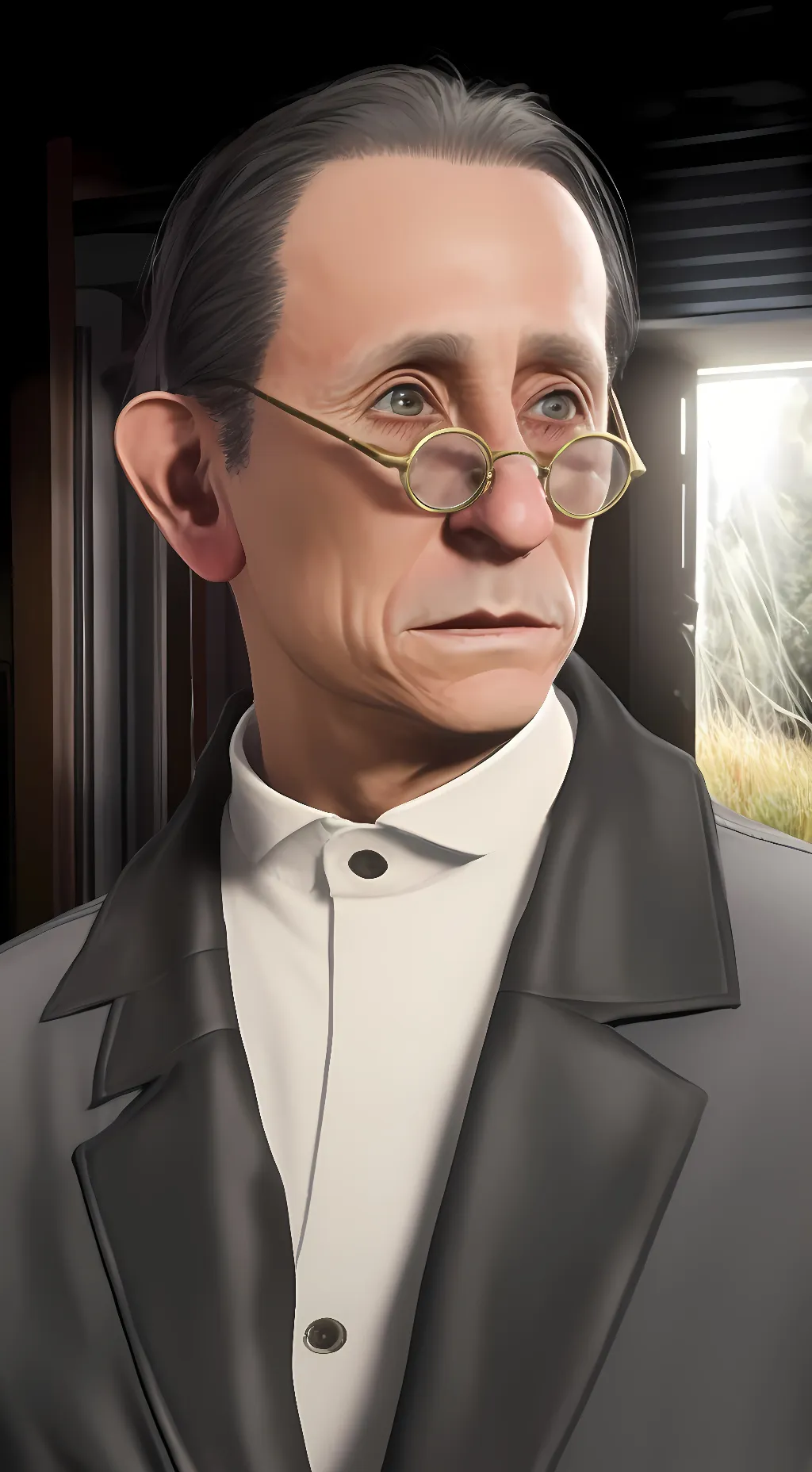ai character: Leopold Strauss background