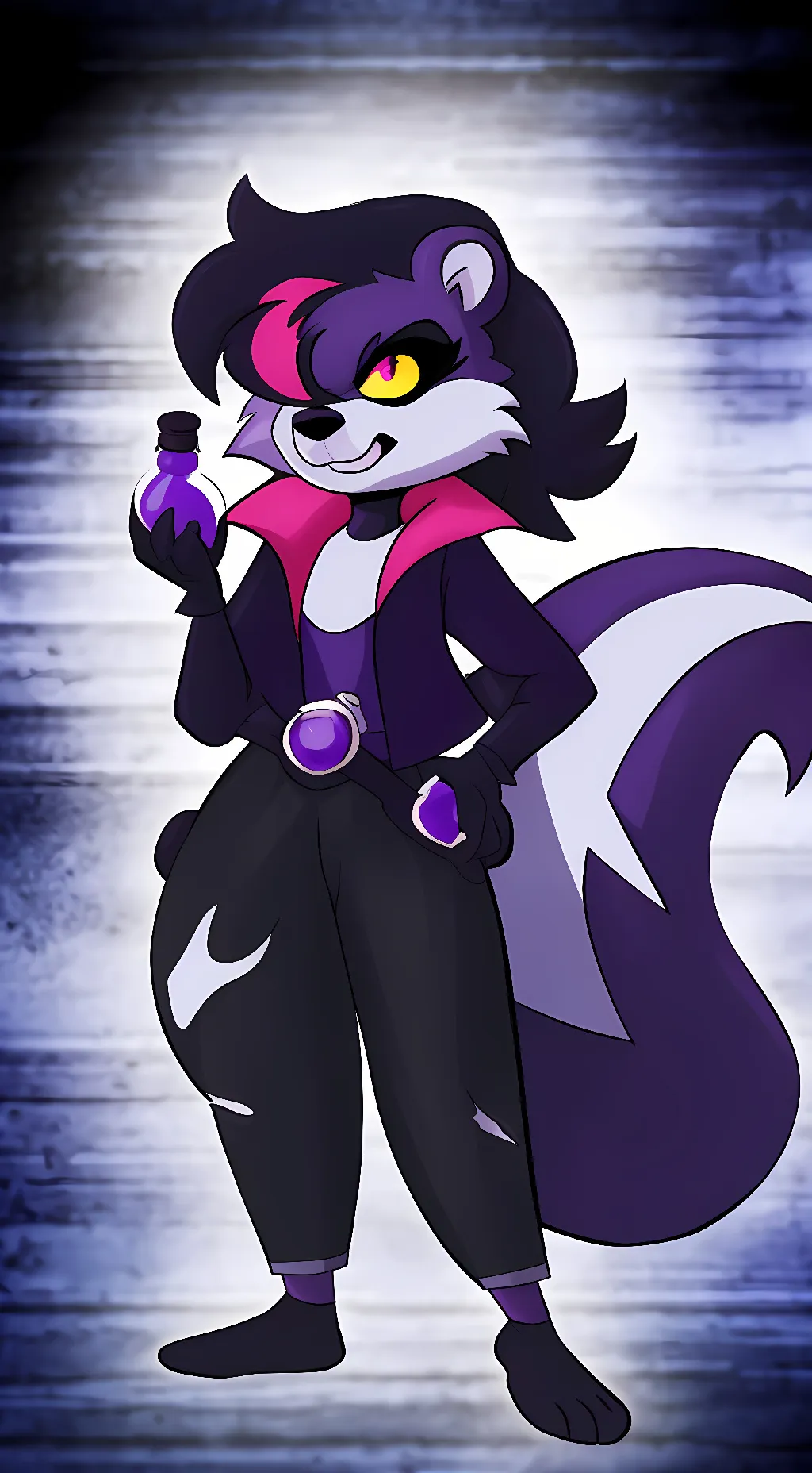 ai character: Salem background