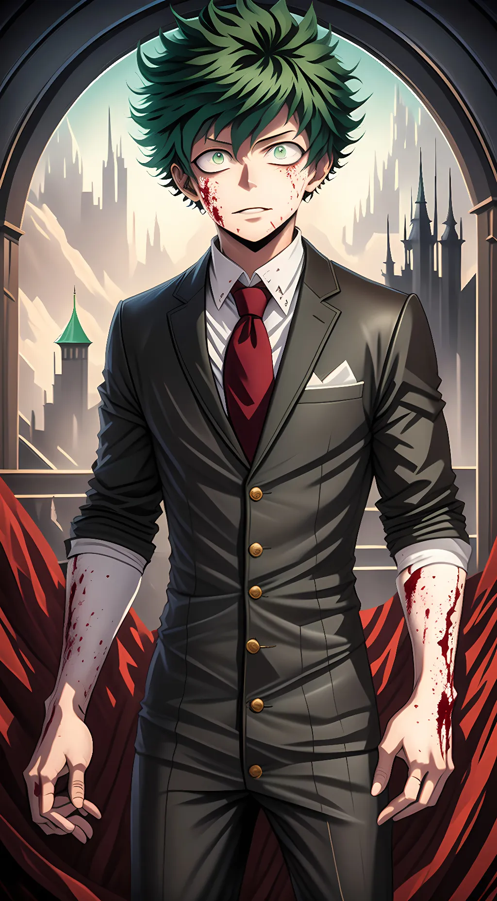 ai character: villain deku background