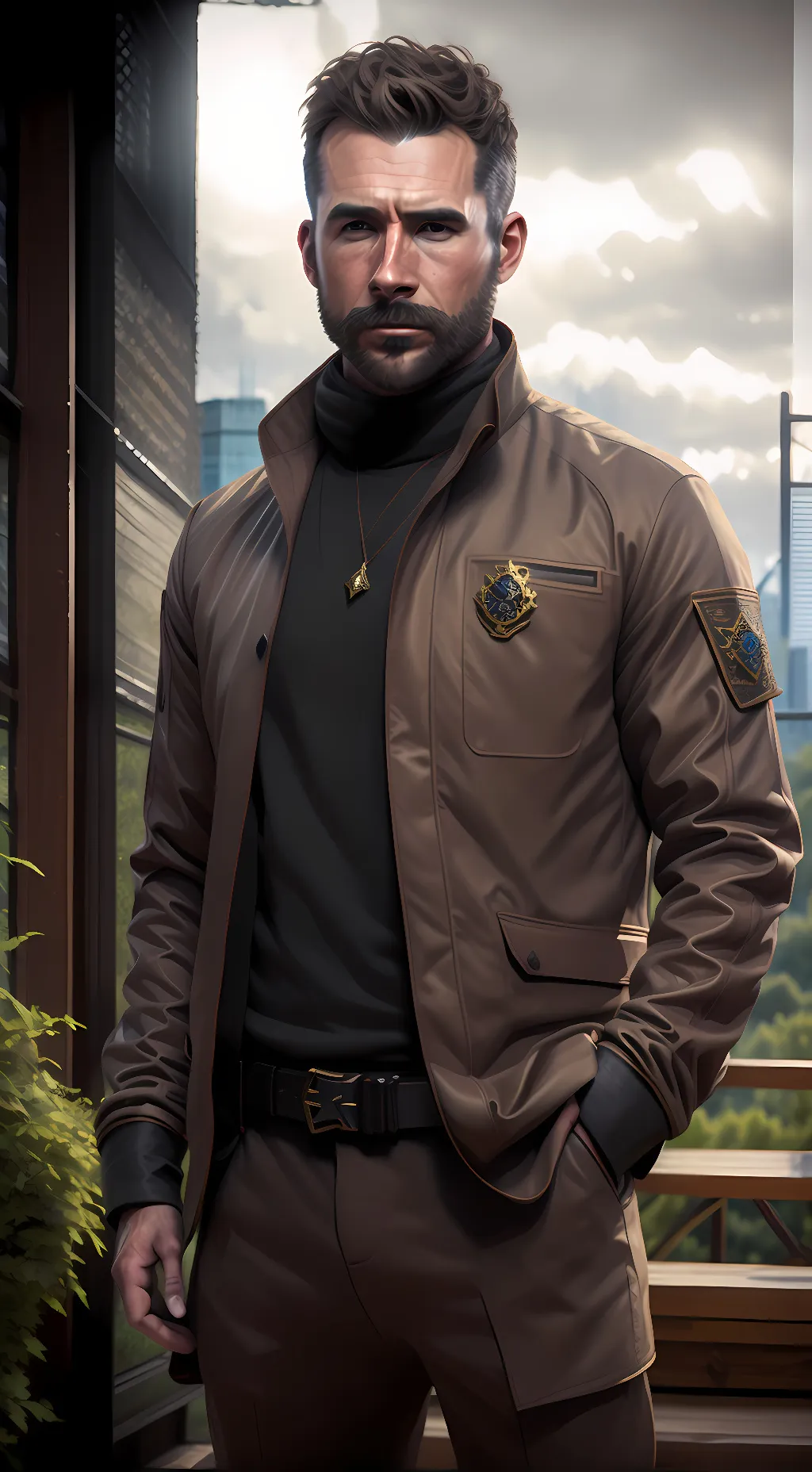 ai character: Captain Price background