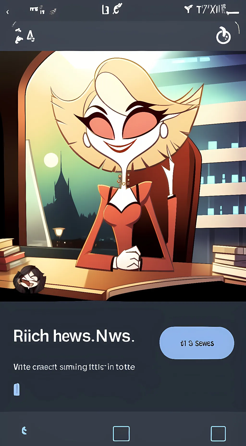 ai character: Katie Killjoy  background