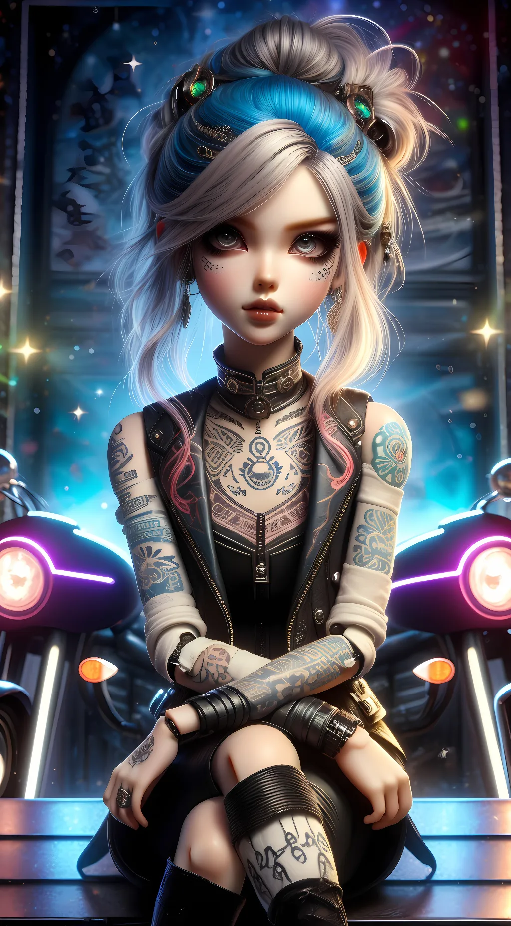 ai character: Evelyn background