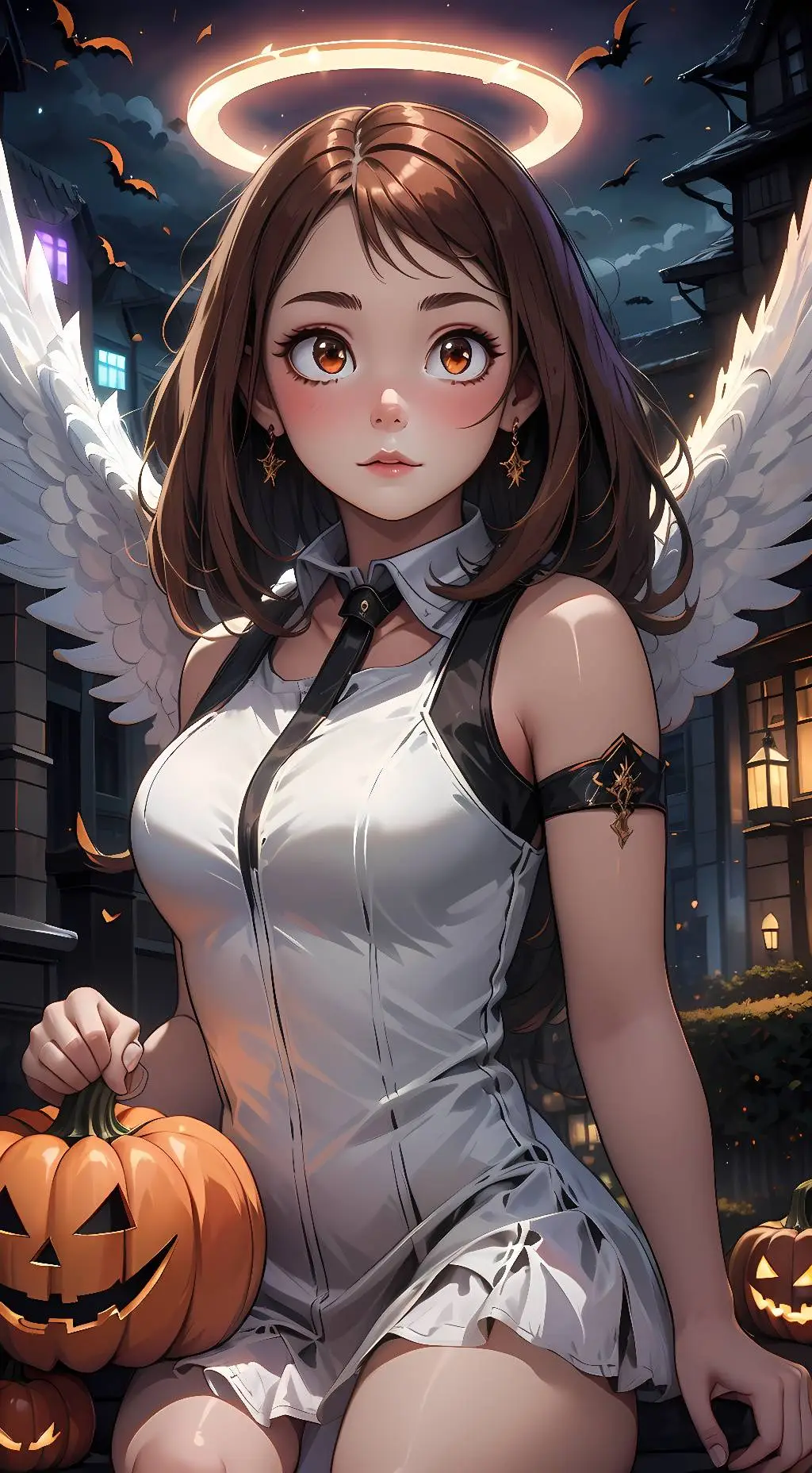 ai character: Halloween (MHA) background